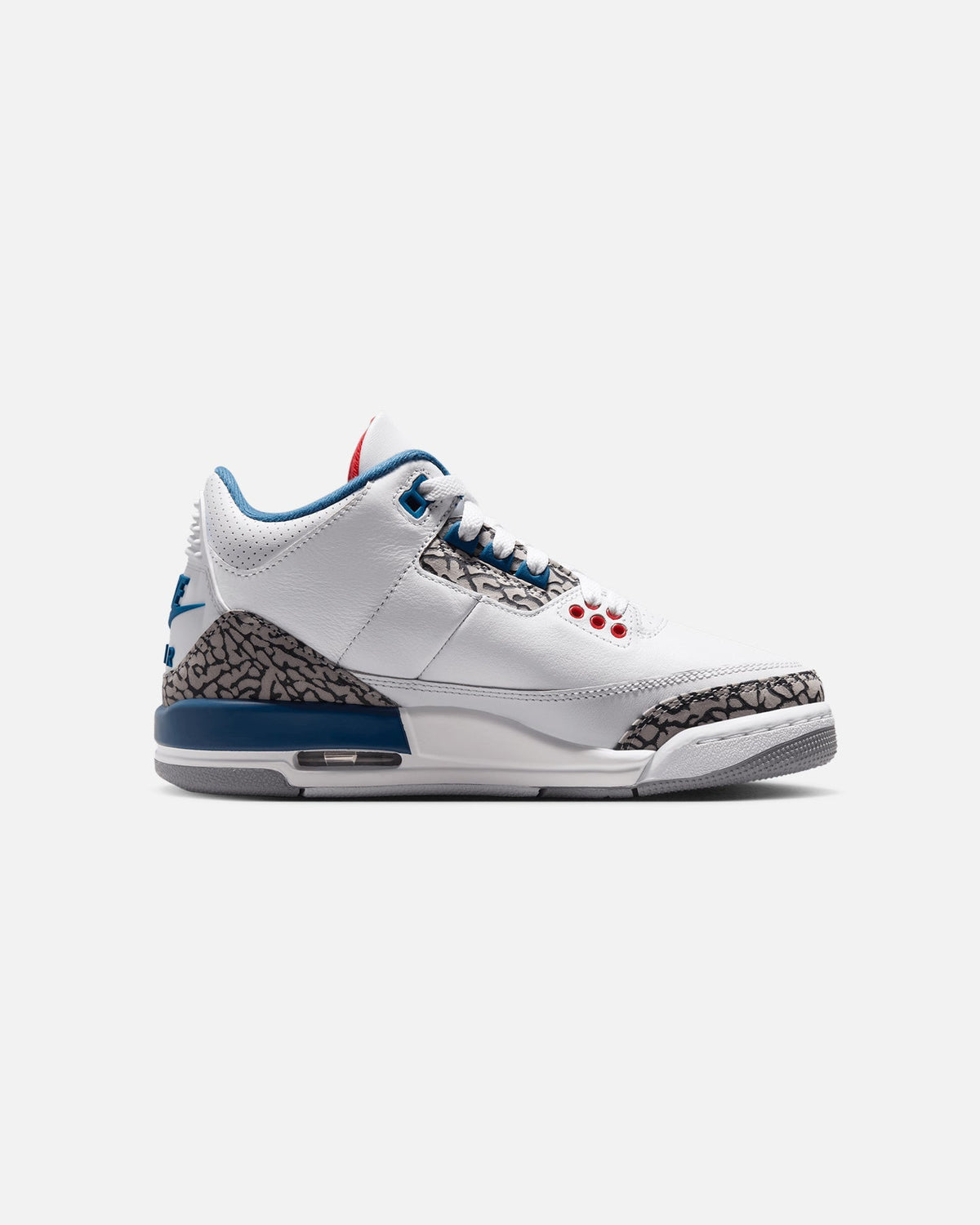 Kids' Mid-Cut Lifestyle Shoes - White/Red/Blue
