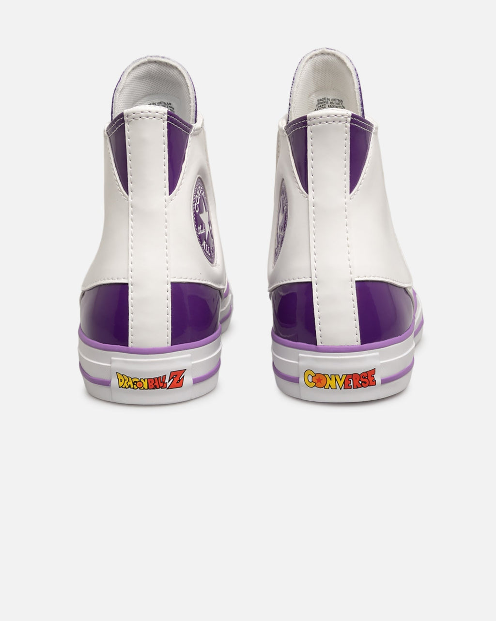 Men's High-Top Casual Sneakers - White/Purple