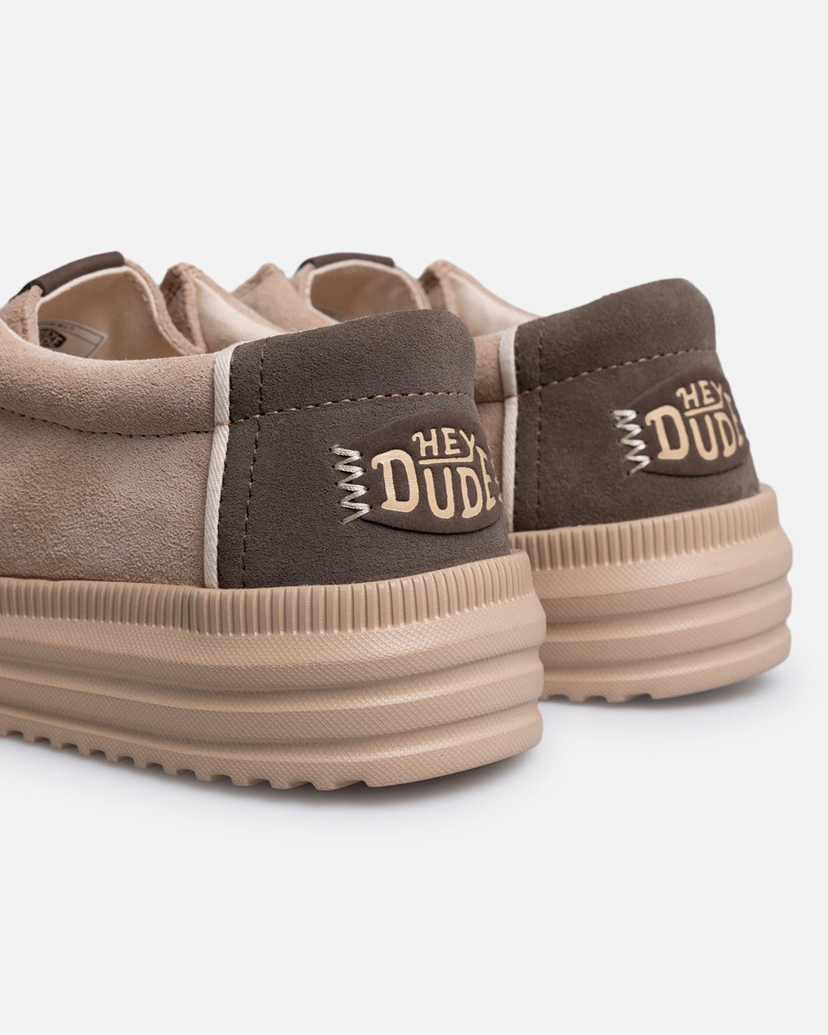 Men's Casual Suede Slip-On Shoes - Neutral