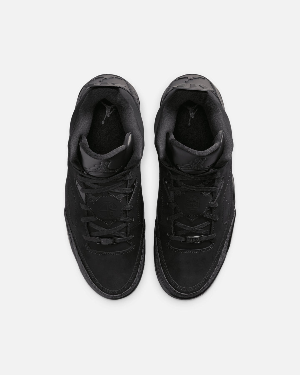 Men's Low-Cut Sport Shoes with Air Cushioning - Black