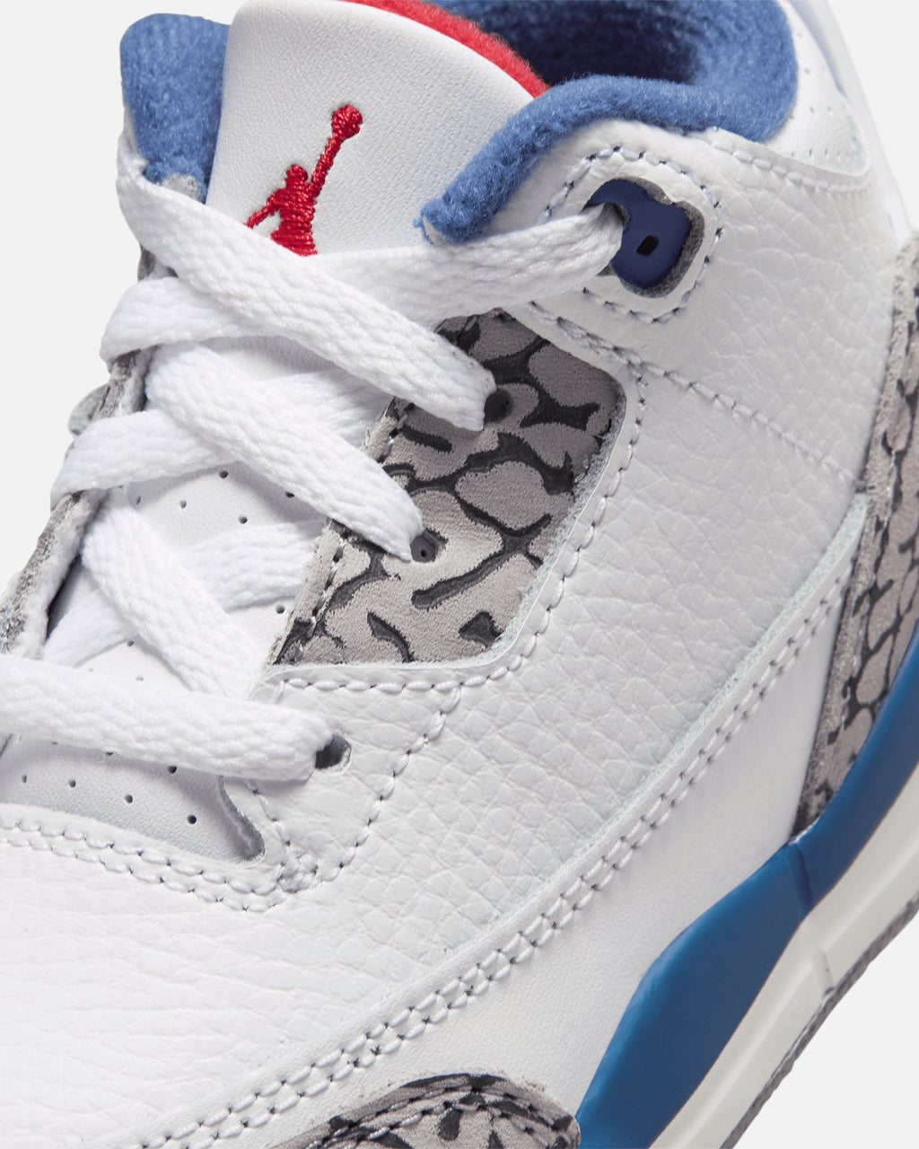 Kids' Mid-Cut Casual Shoes with Visible Cushioning - White/Red/Blue