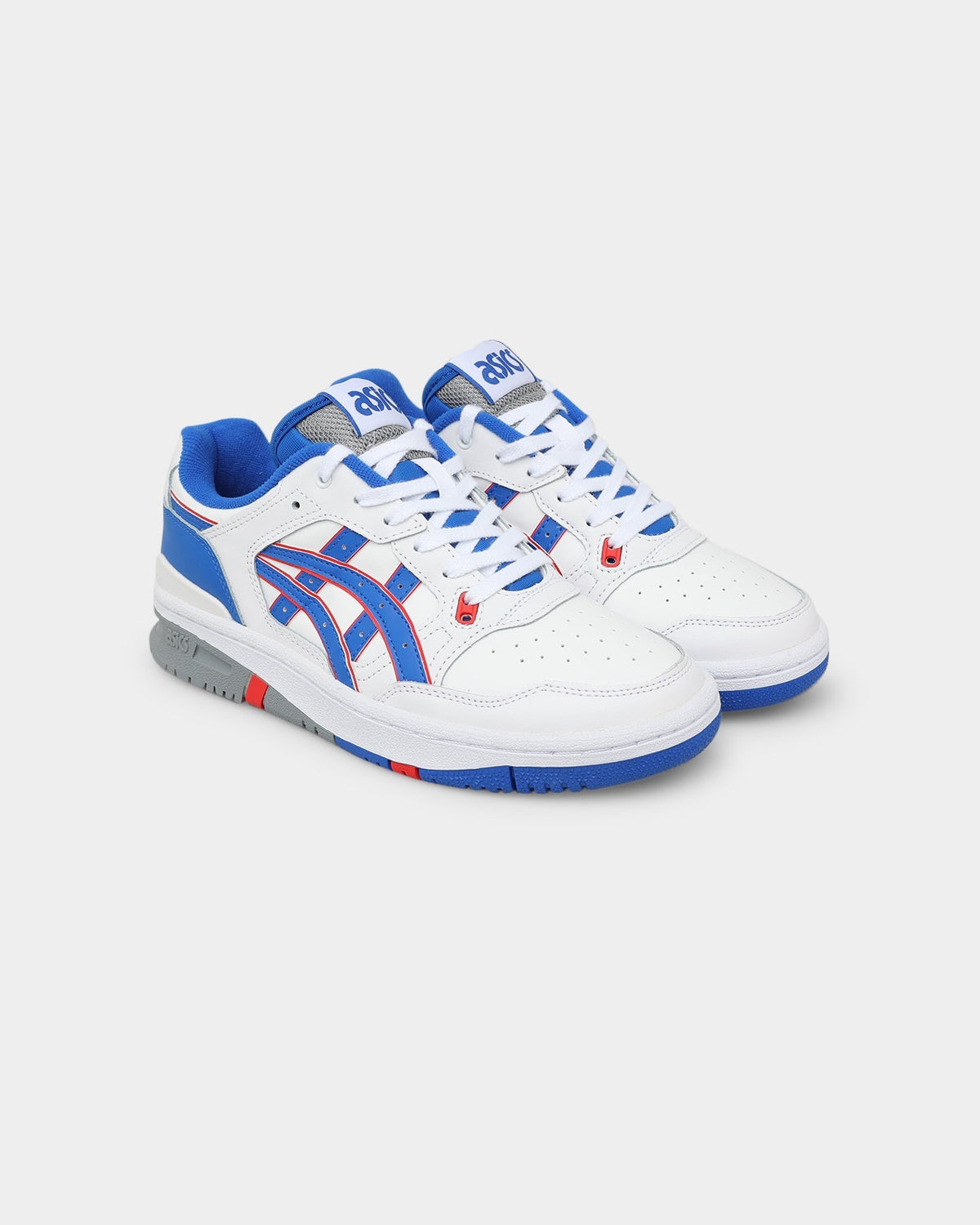 Women's Sport-Inspired Sneakers - White/Blue