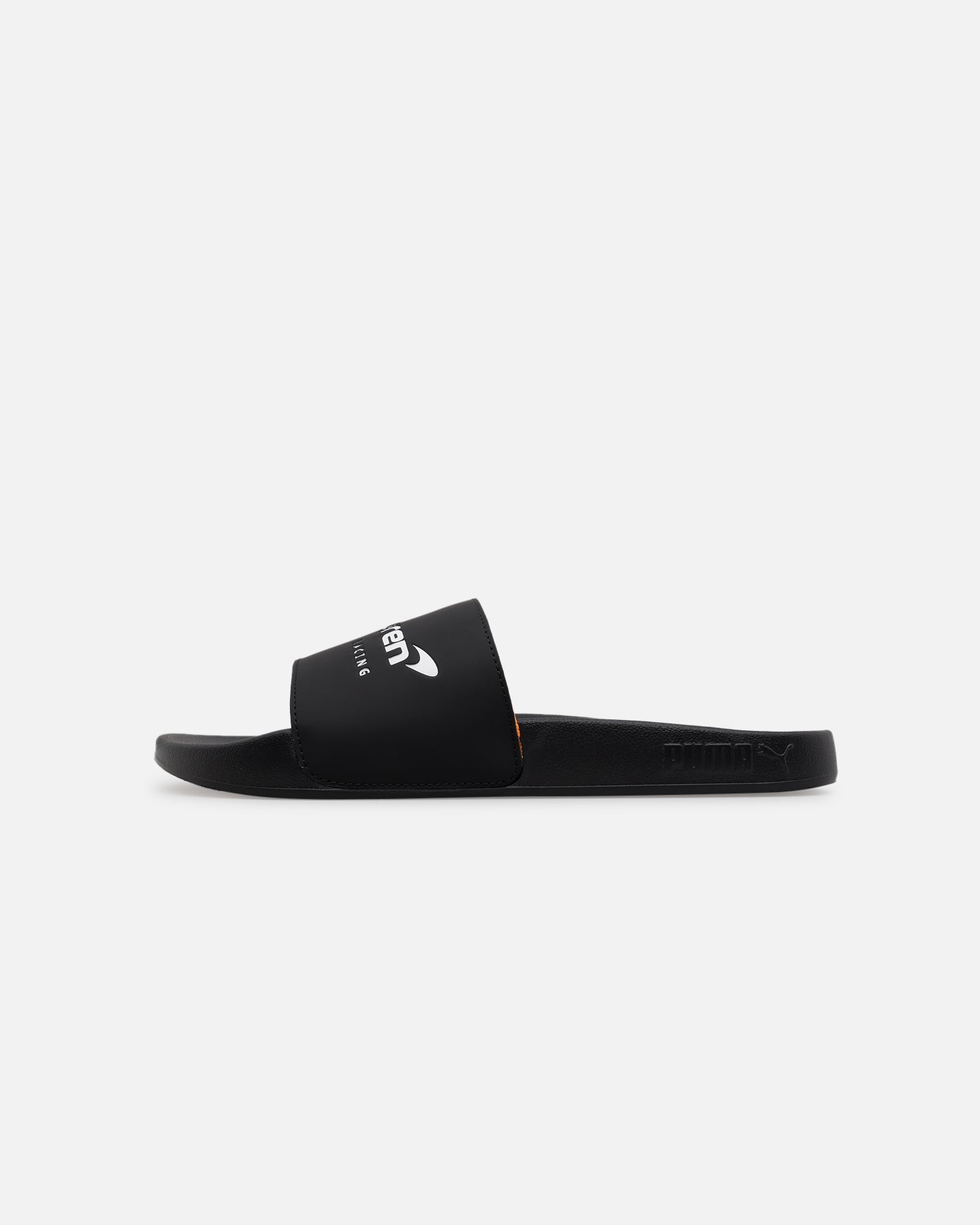 Casual Comfort Slides - Black/Orange