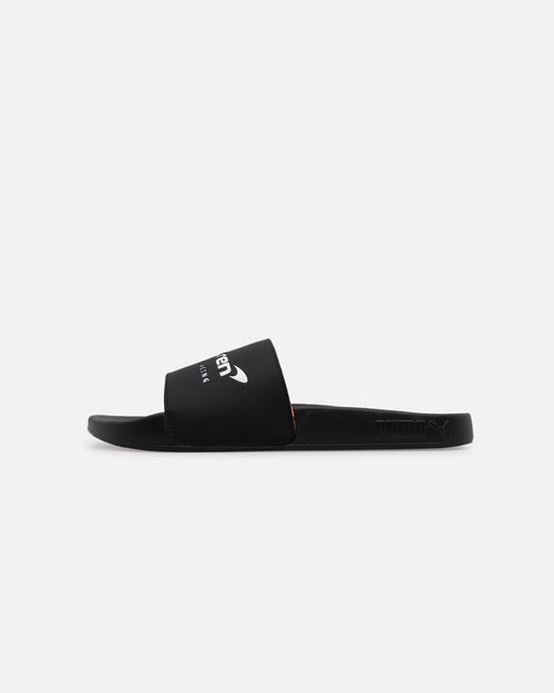 Casual Comfort Slides - Black/Orange