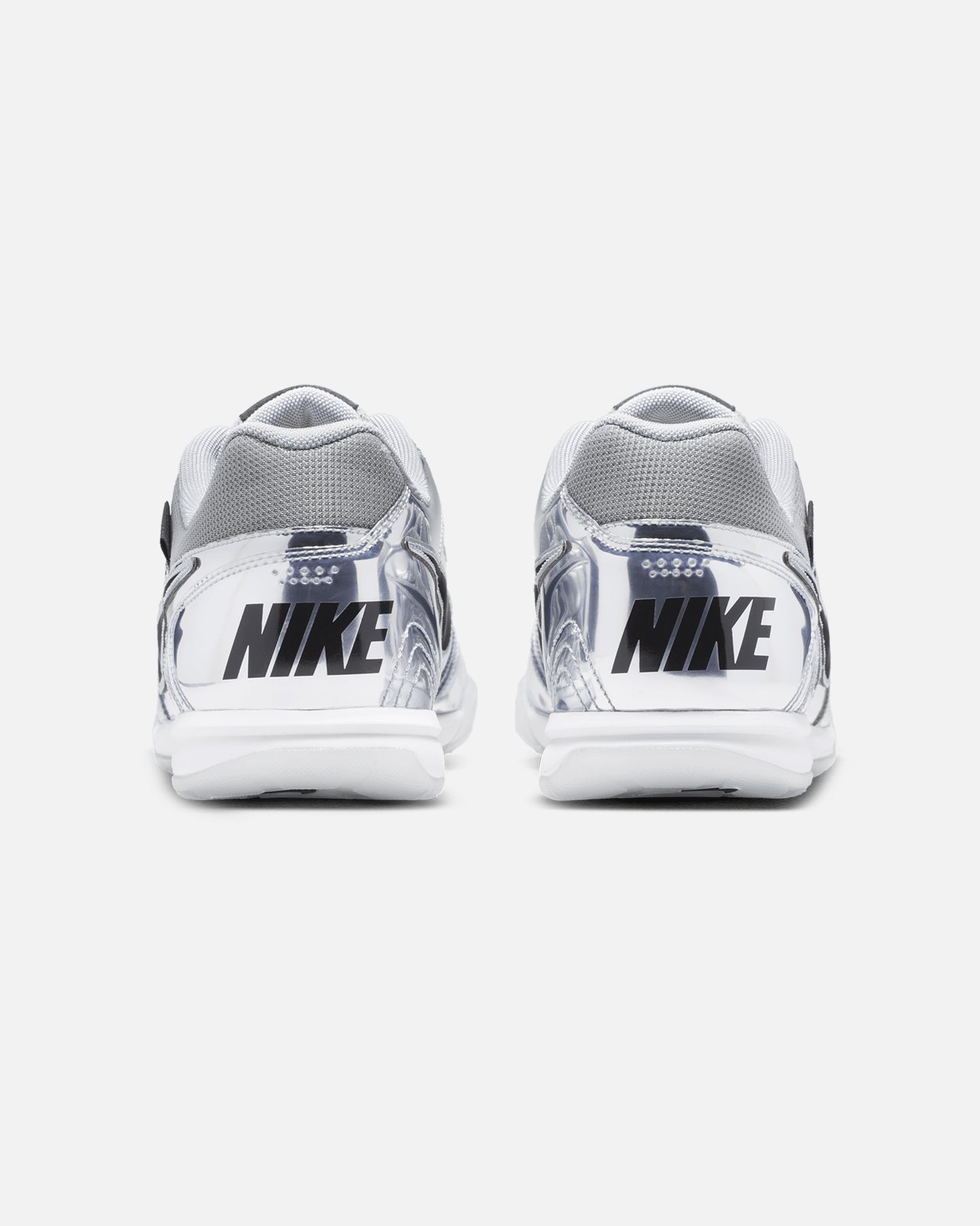 Men's Low-Cut Textile & Metallic Casual Shoes - Chrome