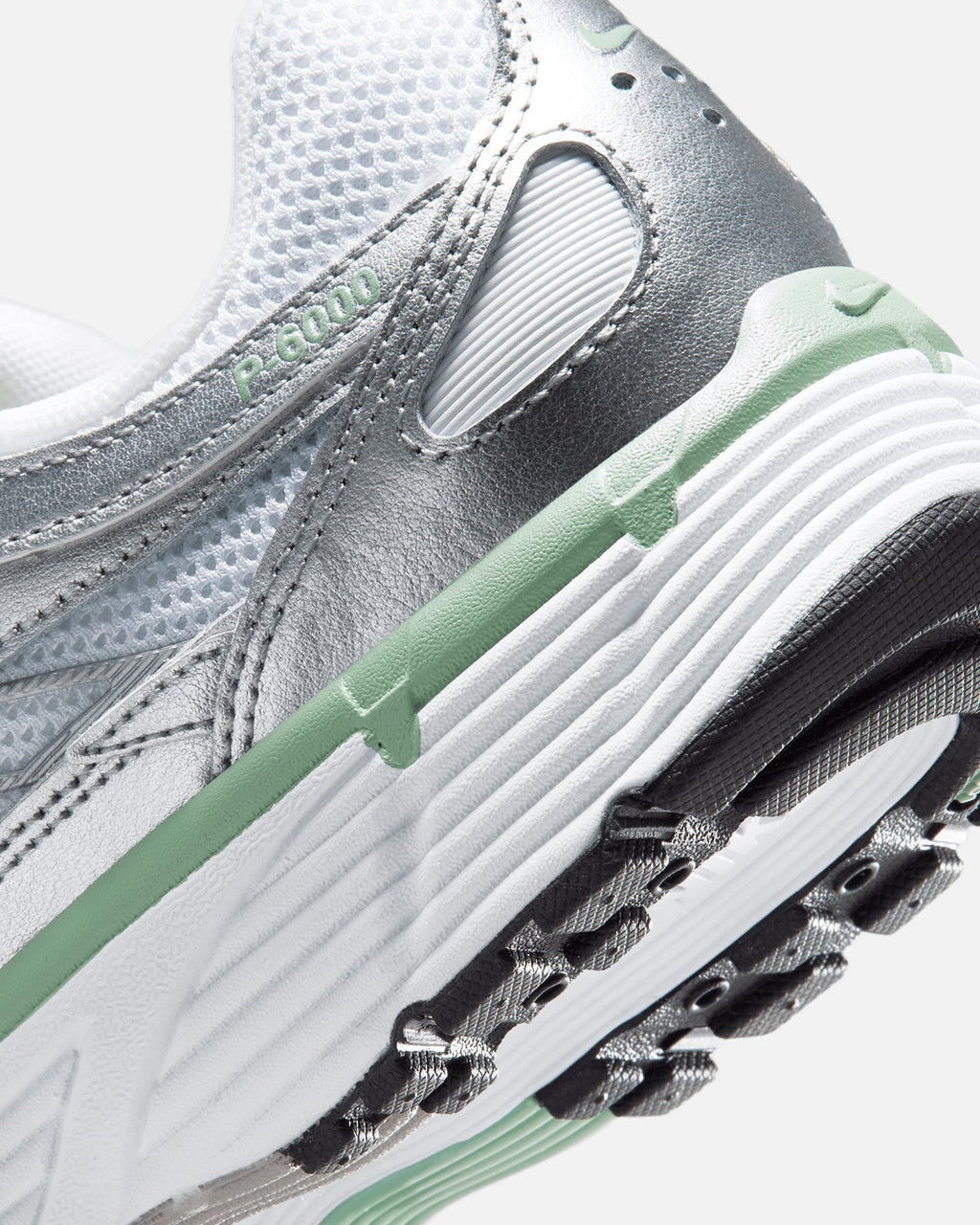Women's Metallic Silver Retro Running Style Trainers