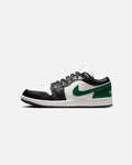 Men's Low-Cut Leather Casual Shoes Black & White
