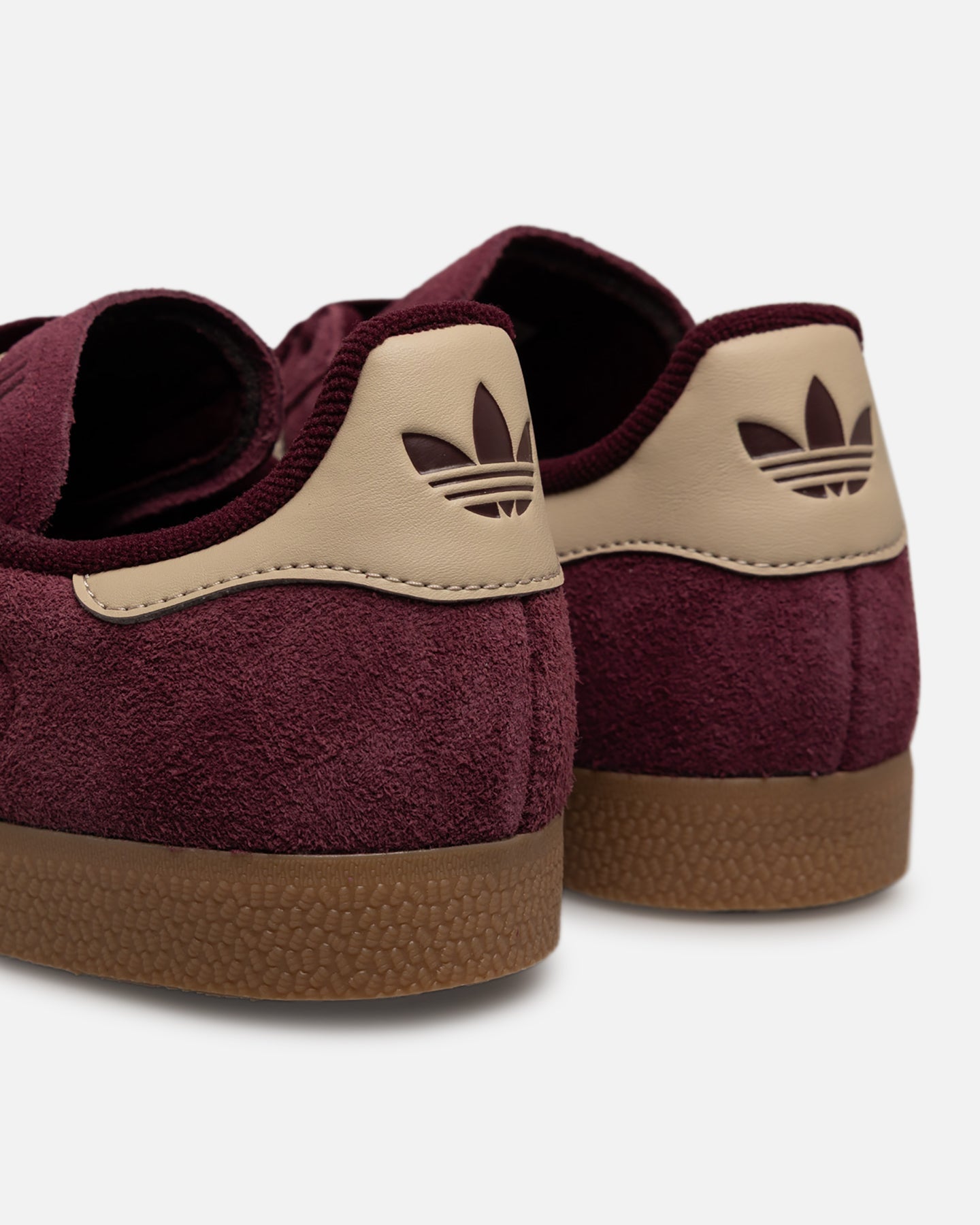 Maroon Suede Low-Top Casual Sneakers