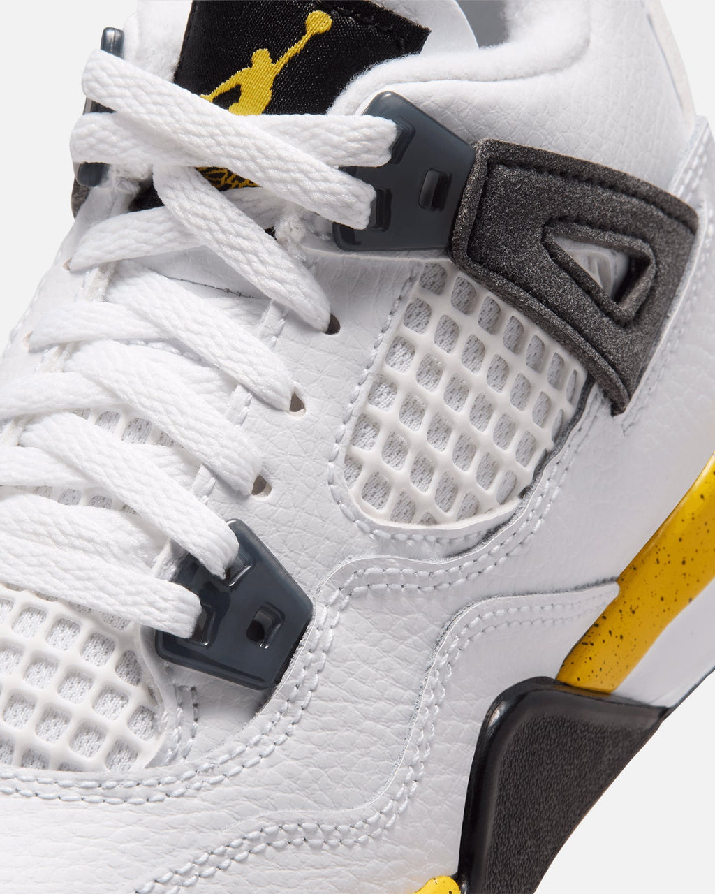Kids' Athletic Mid-Cut Shoes - White & Tour Yellow