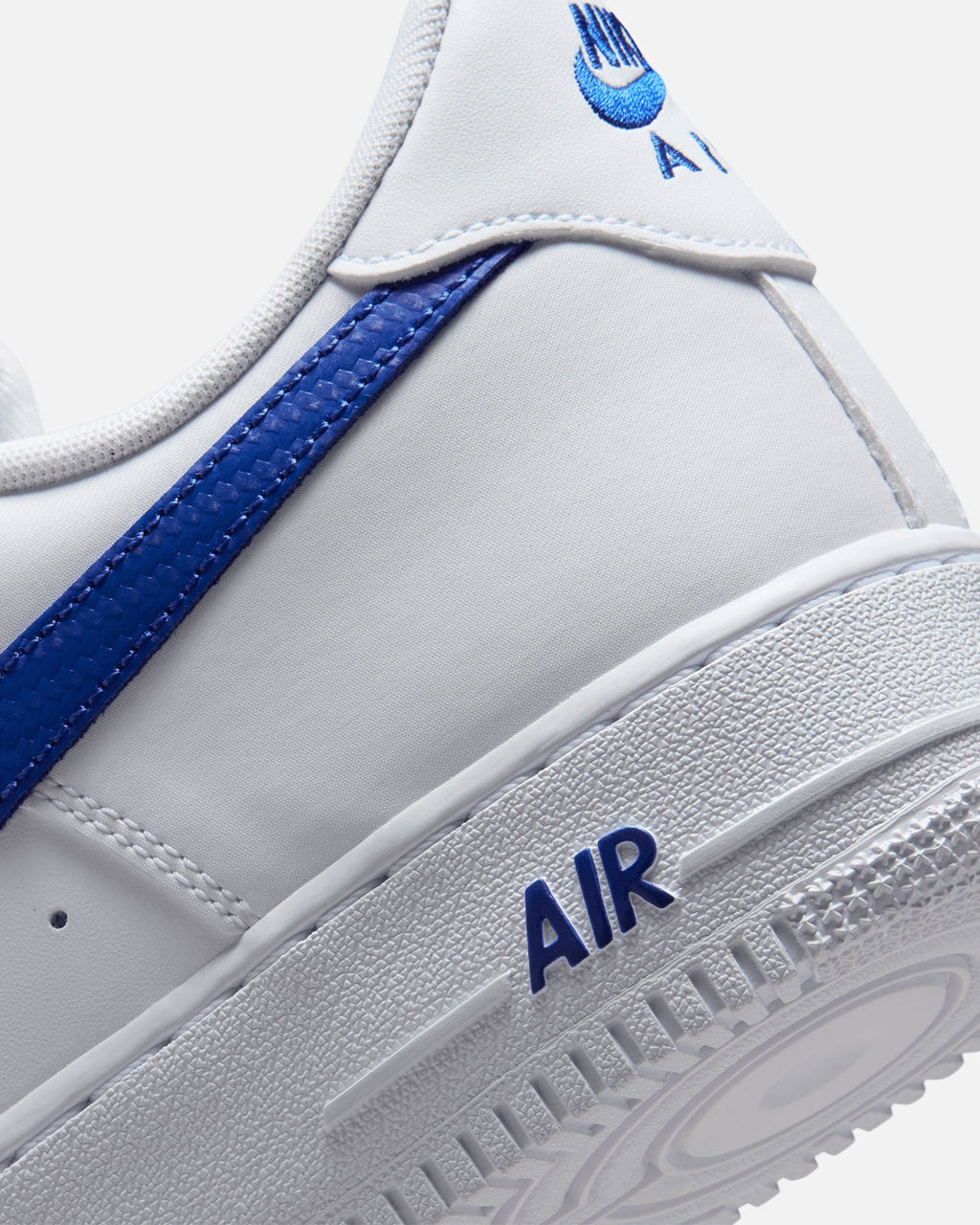 Classic Low-Top Casual Sneakers - White & Royal Blue