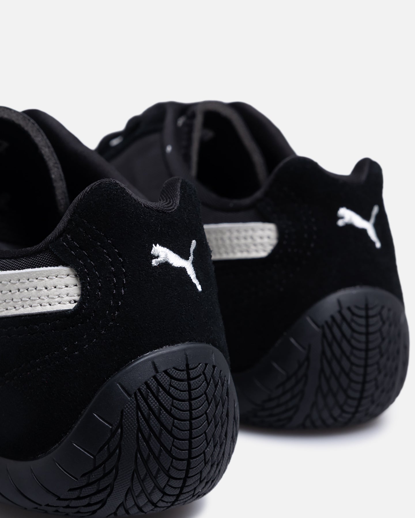 Low-Top Nylon Casual Sneakers - Black/White