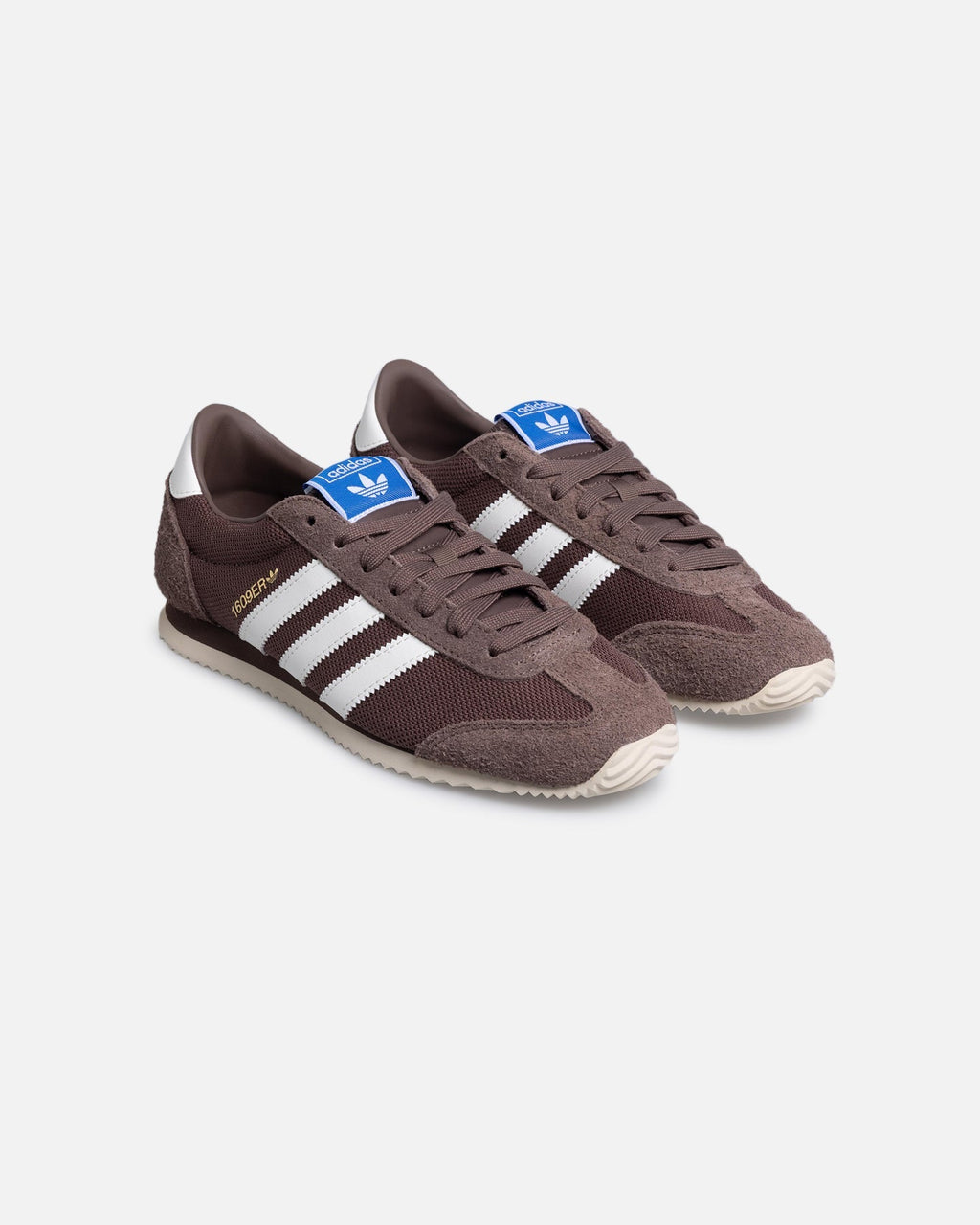 Men's Retro Style Low-Cut Trainers - Brown