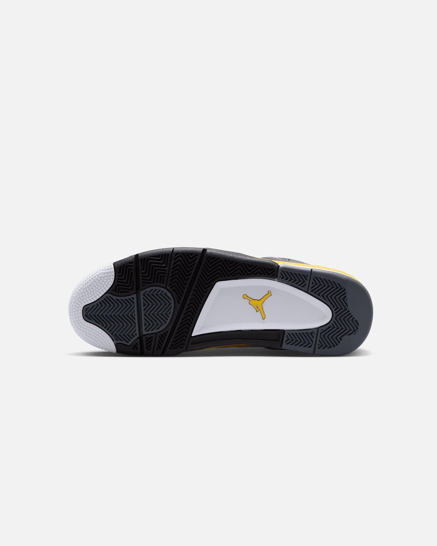 Mid-Cut Athletic Sneaker - White with Yellow Accents