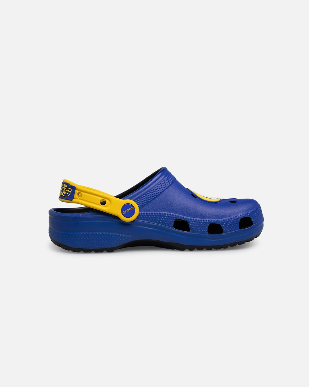 Moulded Slip-On Clogs - Blue/Yellow
