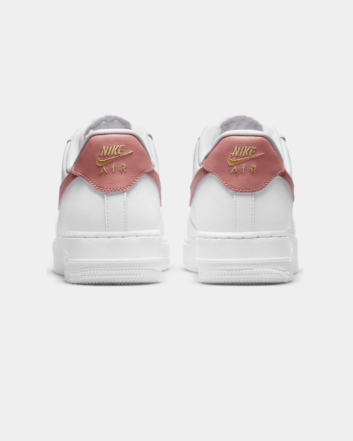 Women's Low-Top Trainers - White/Rust Pink