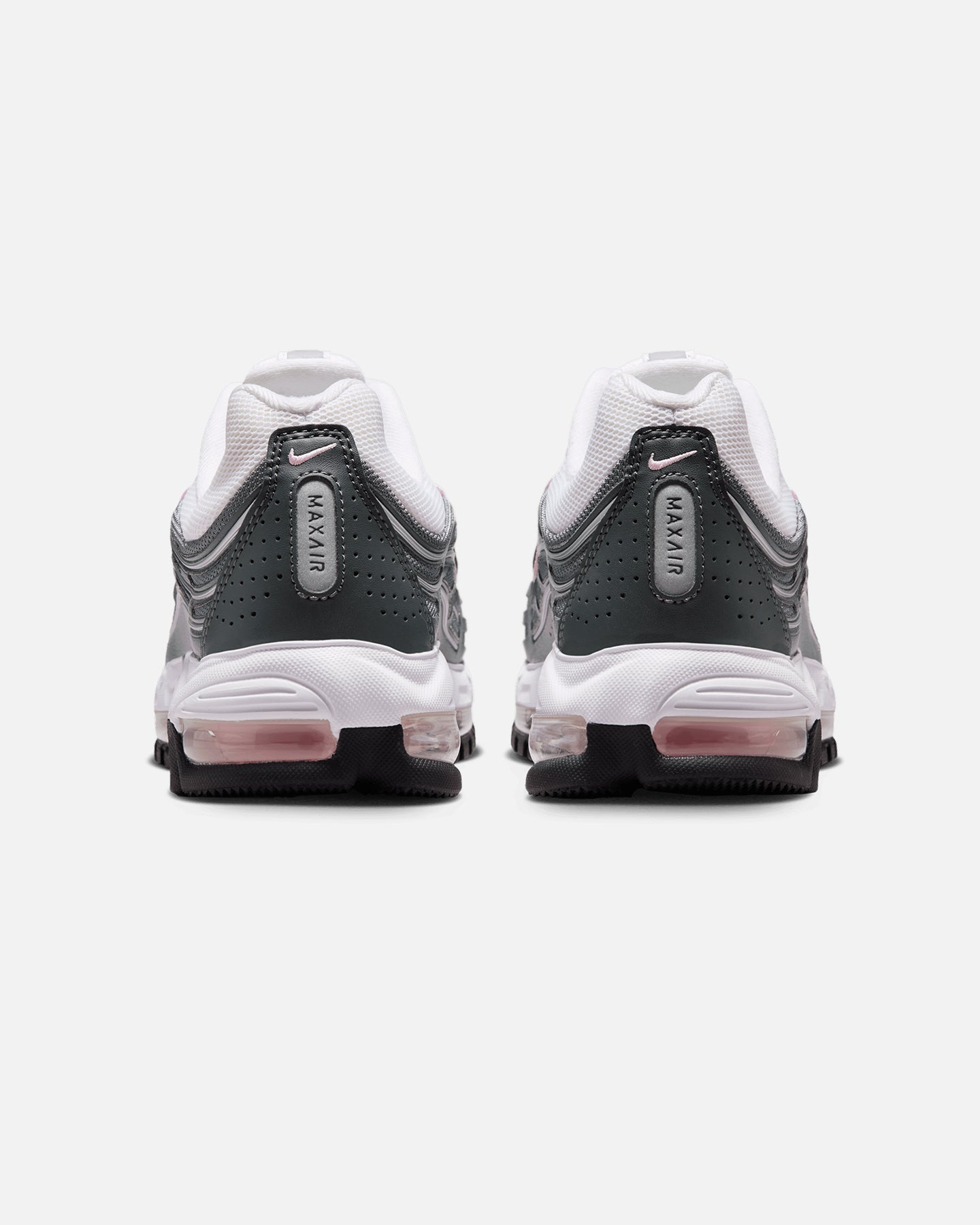 White & Black Low-Cut Cushioned Sport Shoes