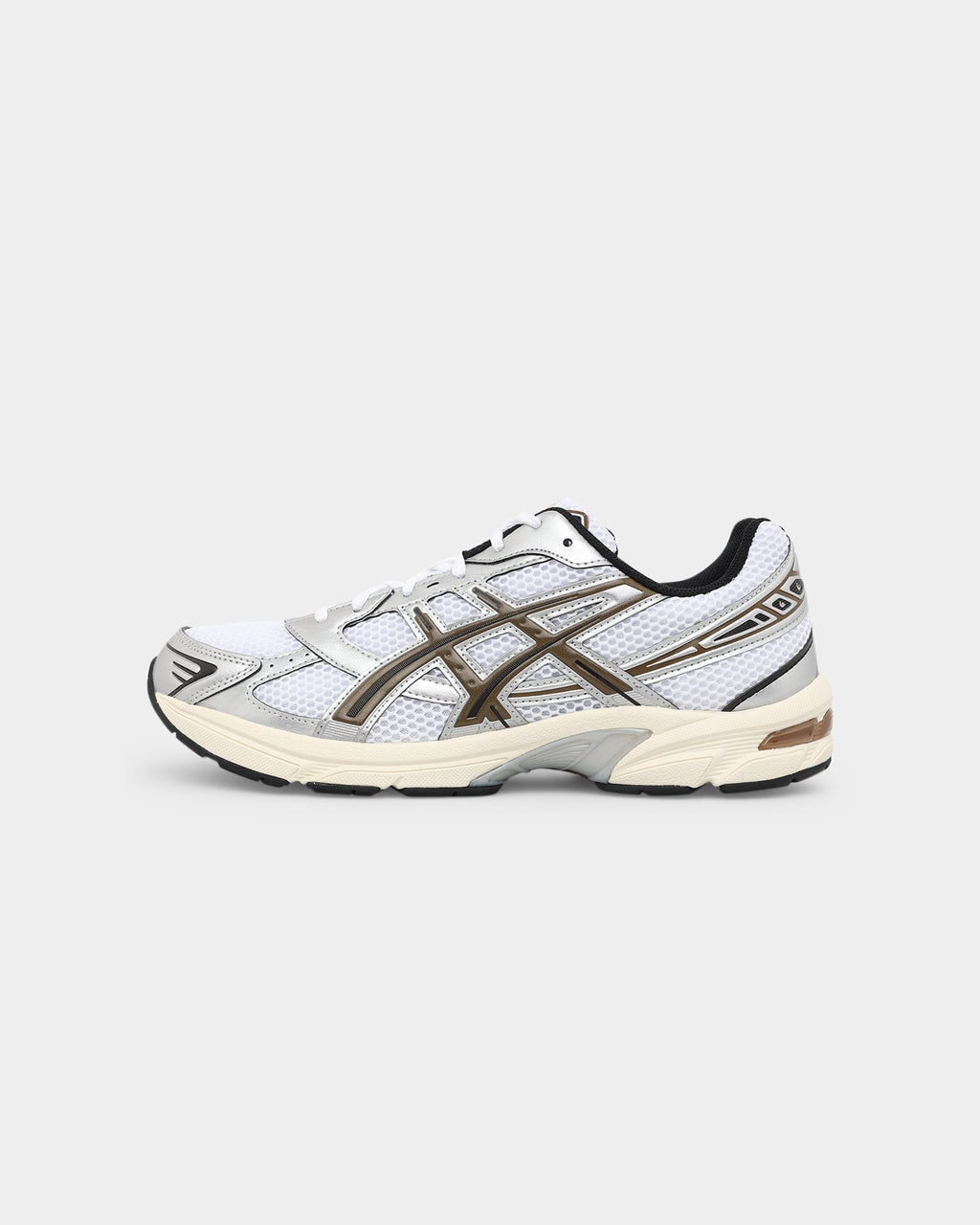 Retro-Inspired Stability Shoe - White/Clay Canyon