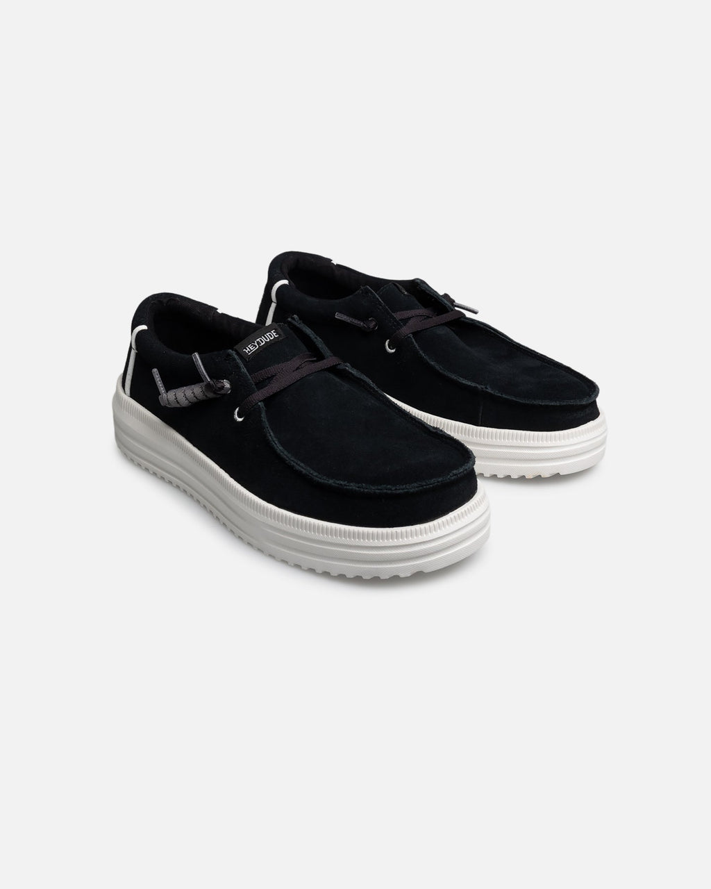 Men's Suede Casual Slip-On Shoes - Black