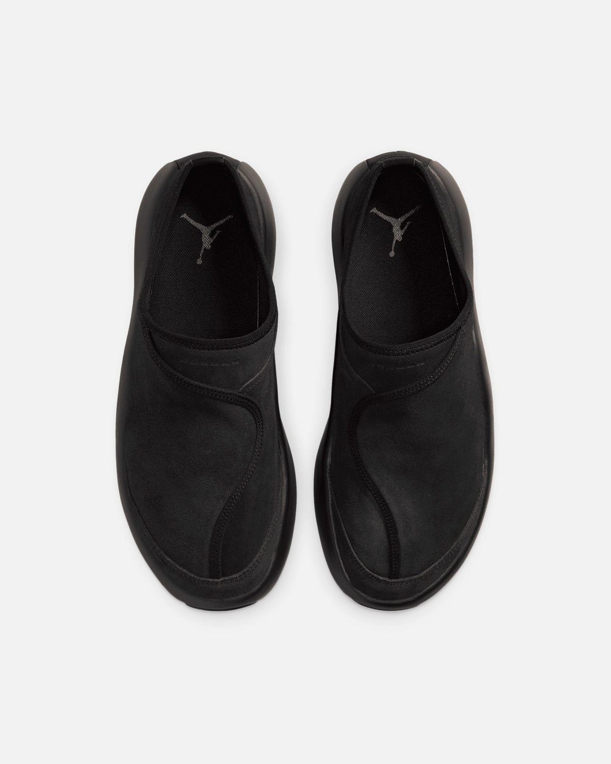 Men's Suede Slip-On Mule - Black/Grey