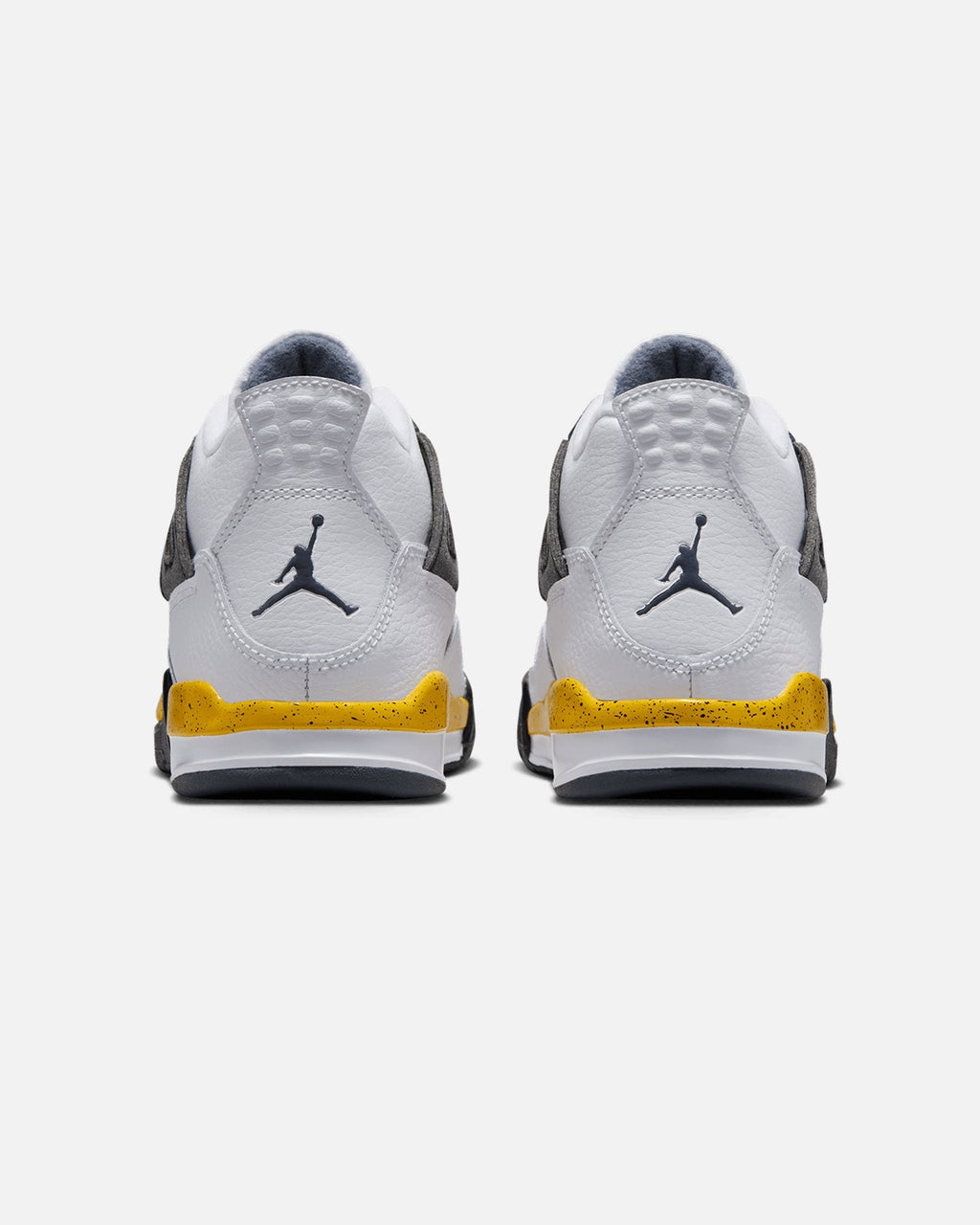Kids' Athletic Mid-Cut Shoes - White & Tour Yellow