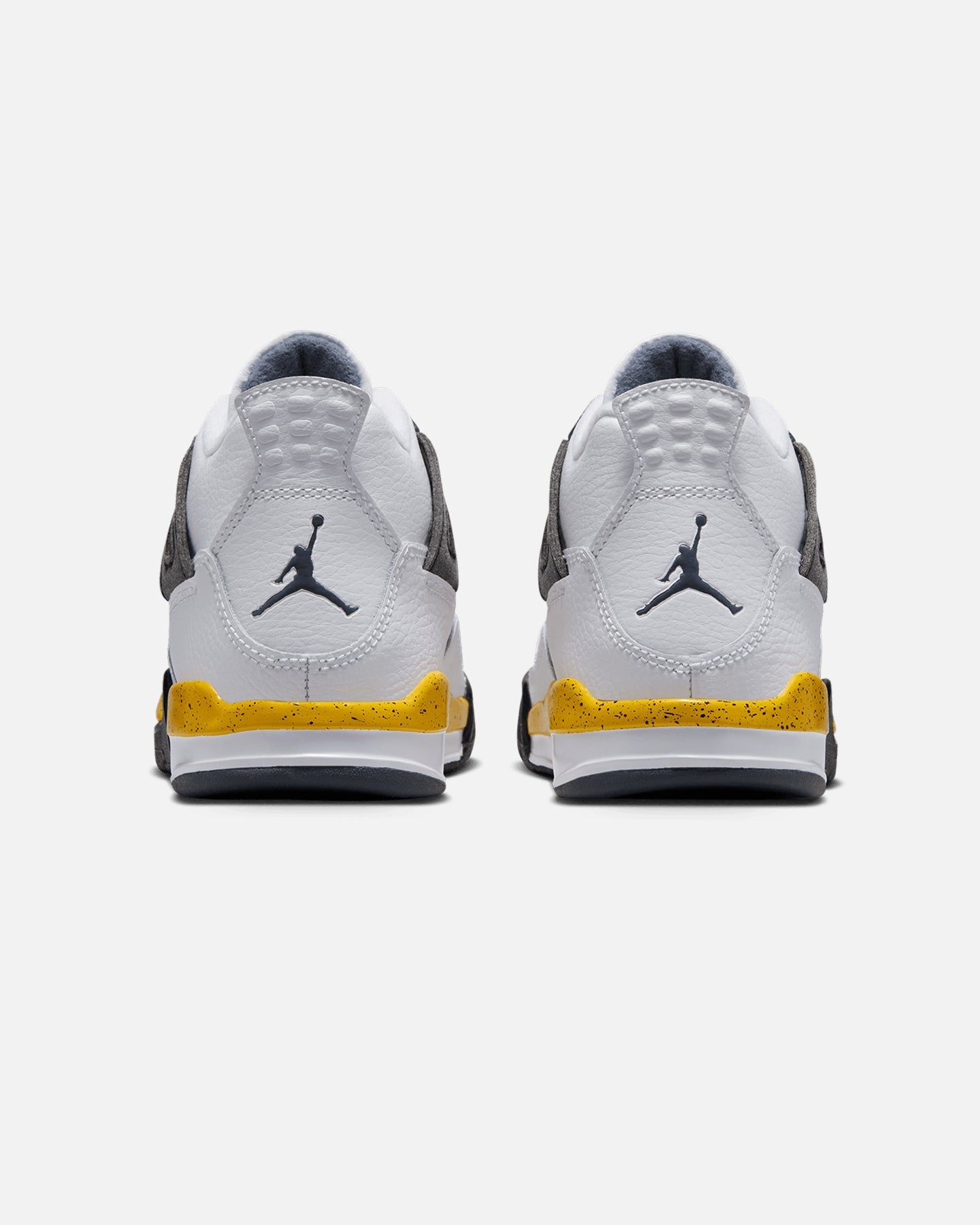 Kids' Athletic Mid-Cut Shoes - White & Tour Yellow