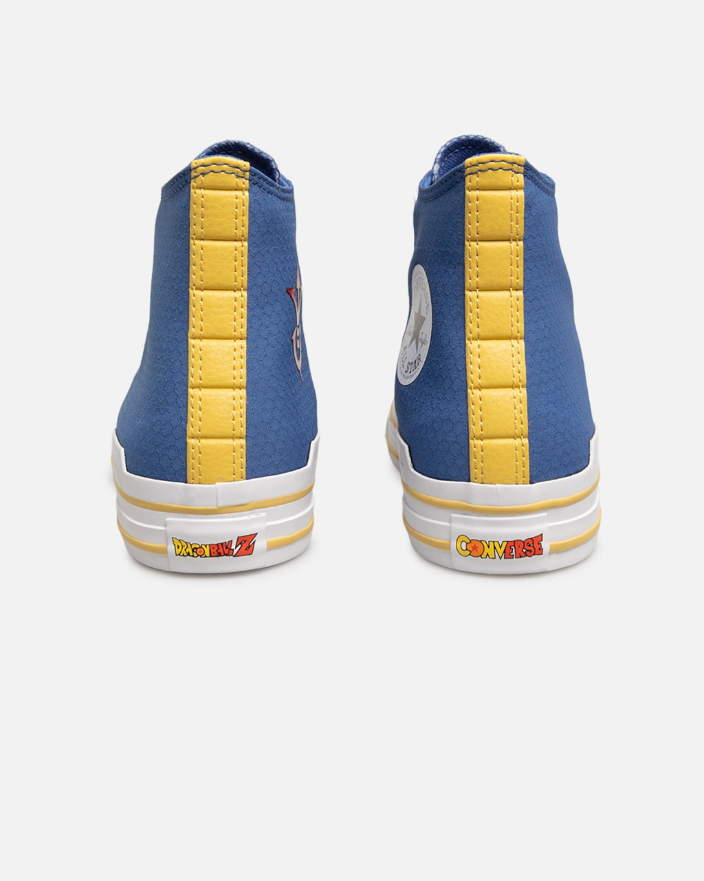Men's Blue High-Top Canvas Sneakers