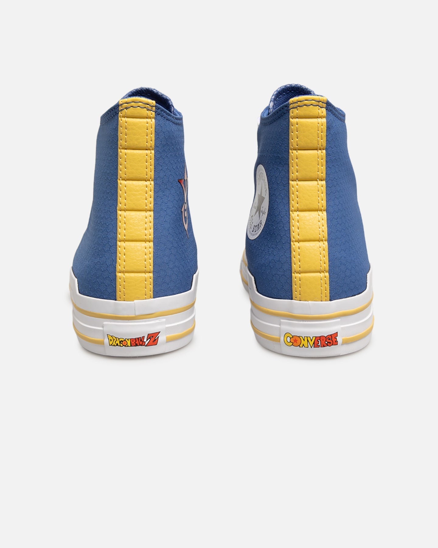 Men's Blue High-Top Canvas Sneakers