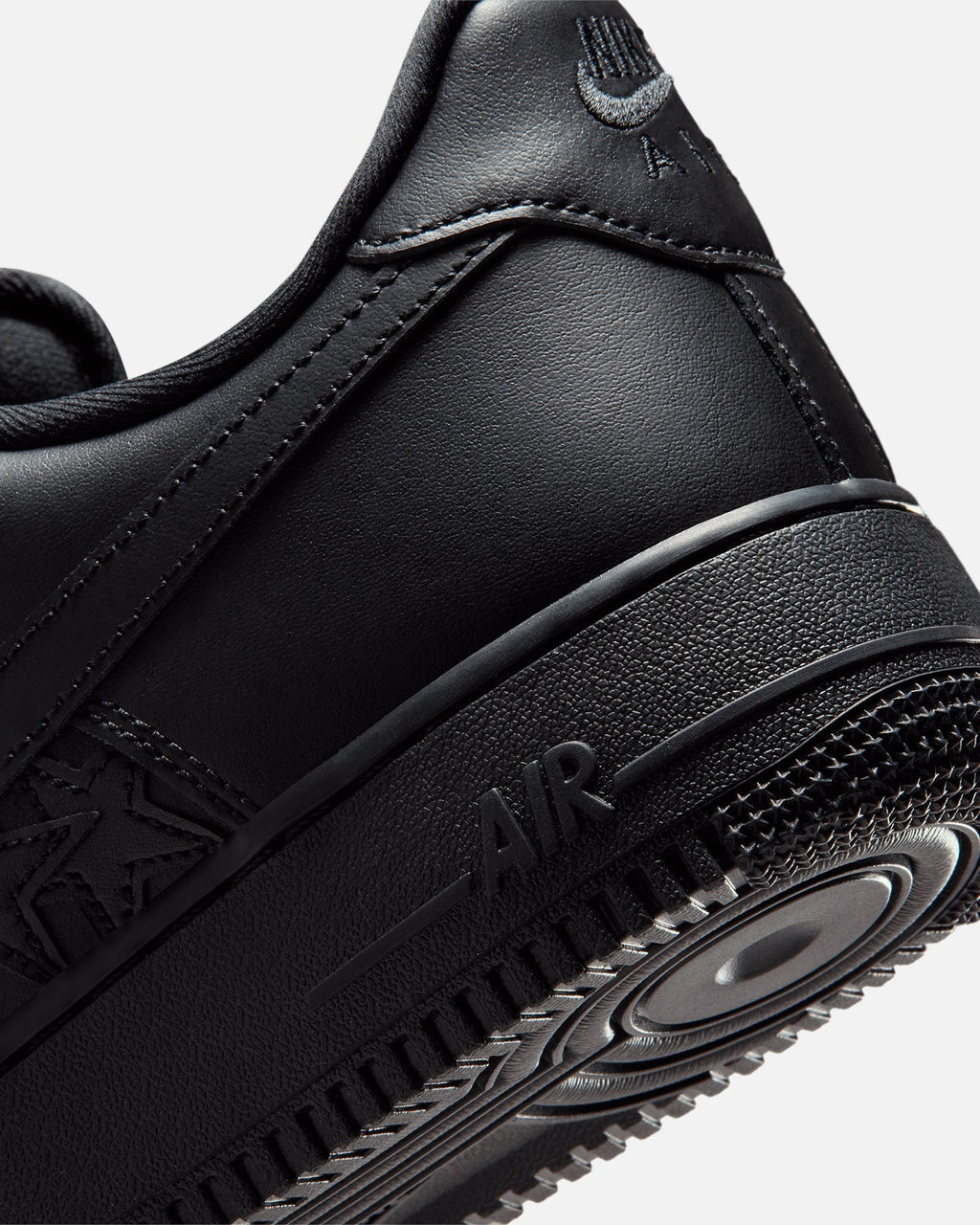 Men's Low-Top Casual Sneakers - Black with Metallic Silver
