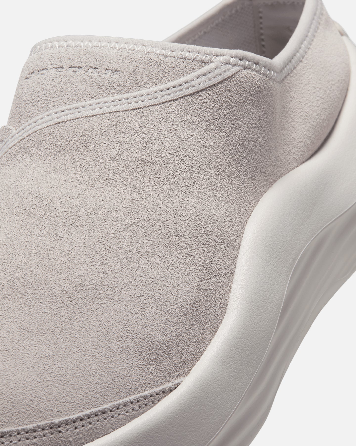 Suede Slip-On Shoe - Light Iron Ore