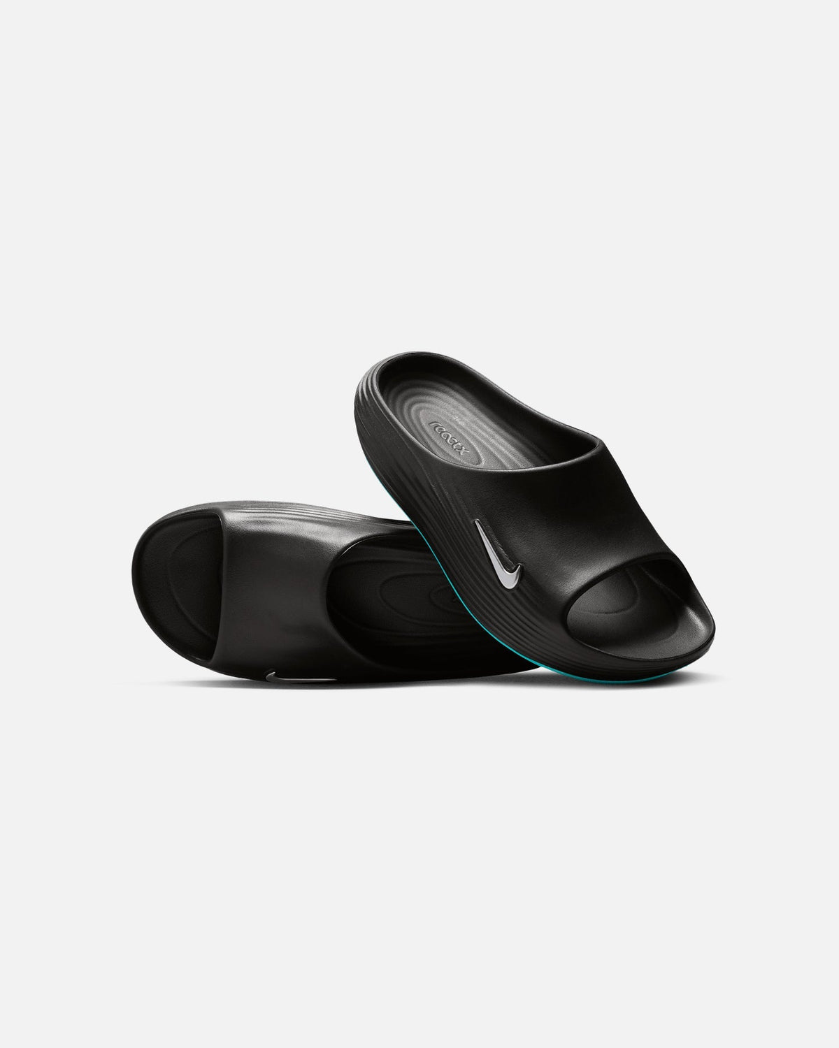Comfort Recovery Slip-On Shoes - Black/Silver