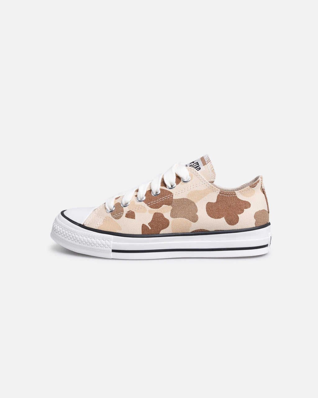 Classic Low-Cut Canvas Shoes - Brown Camo