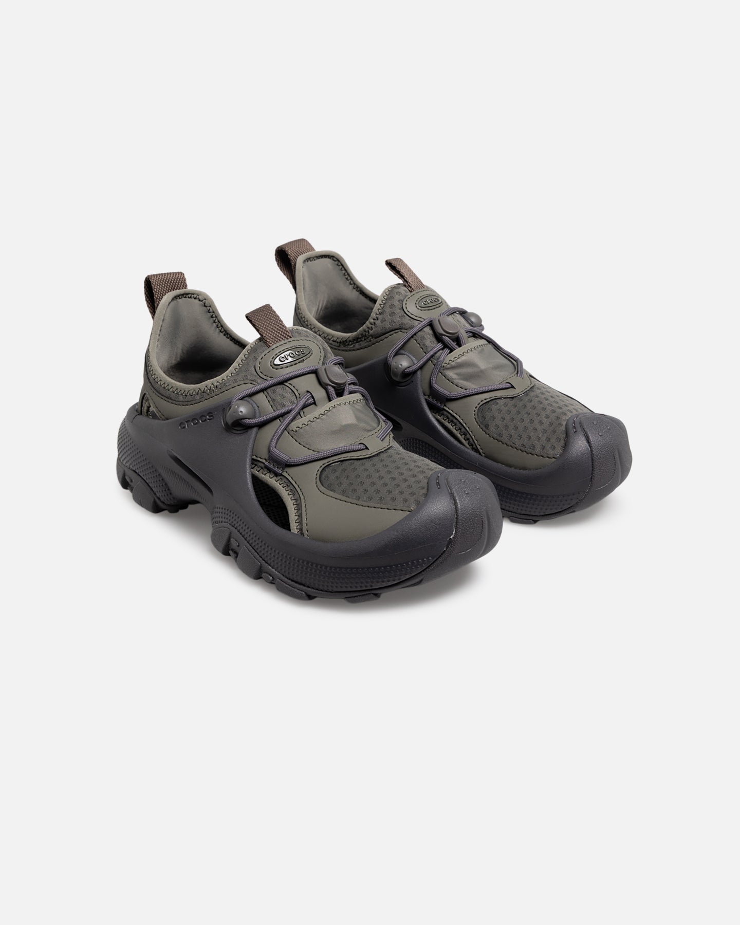 Hiking Shoe with Rugged Outsole - Dusty Olive