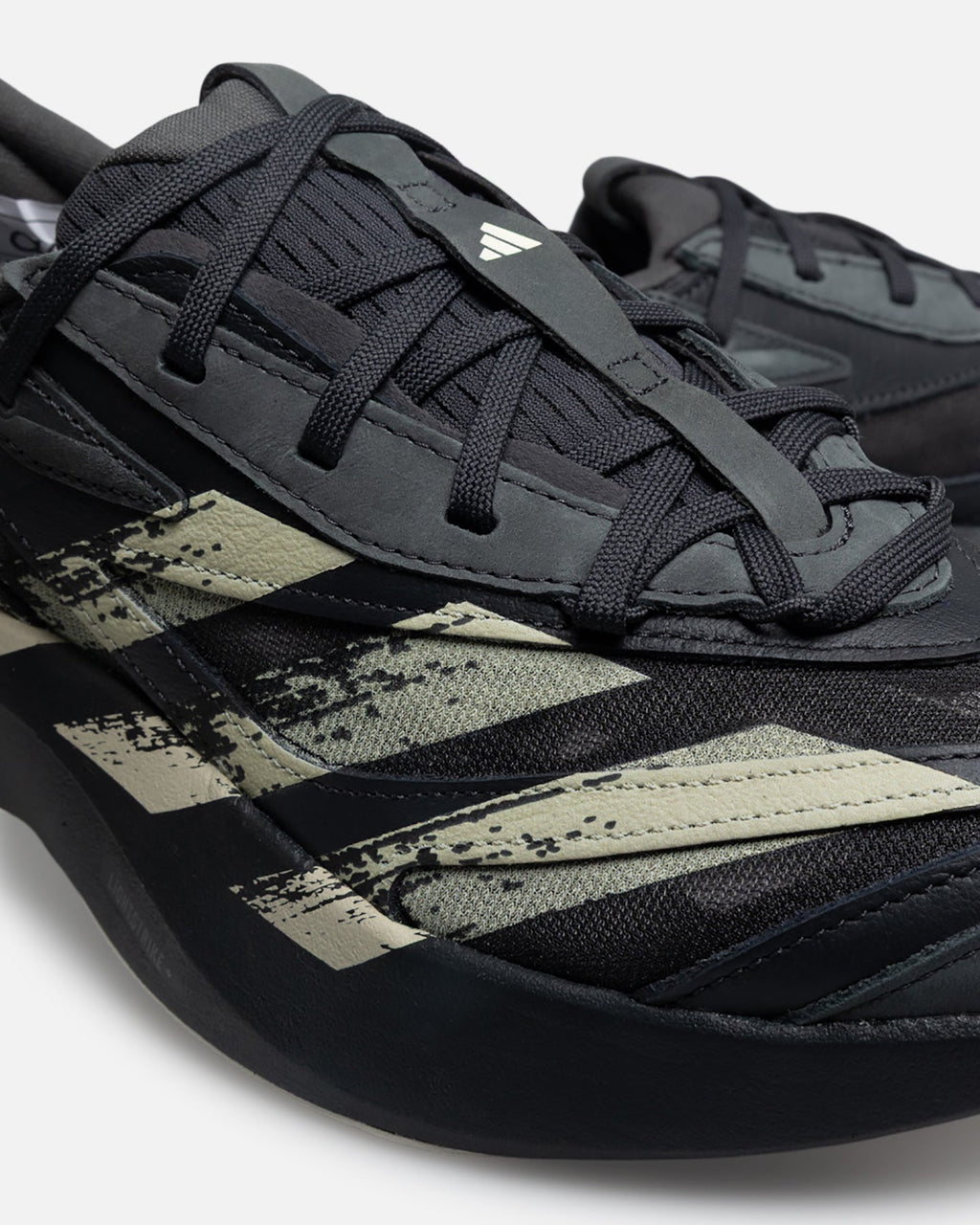 Lightweight Athletic Sneakers with Brushed Finish - Black