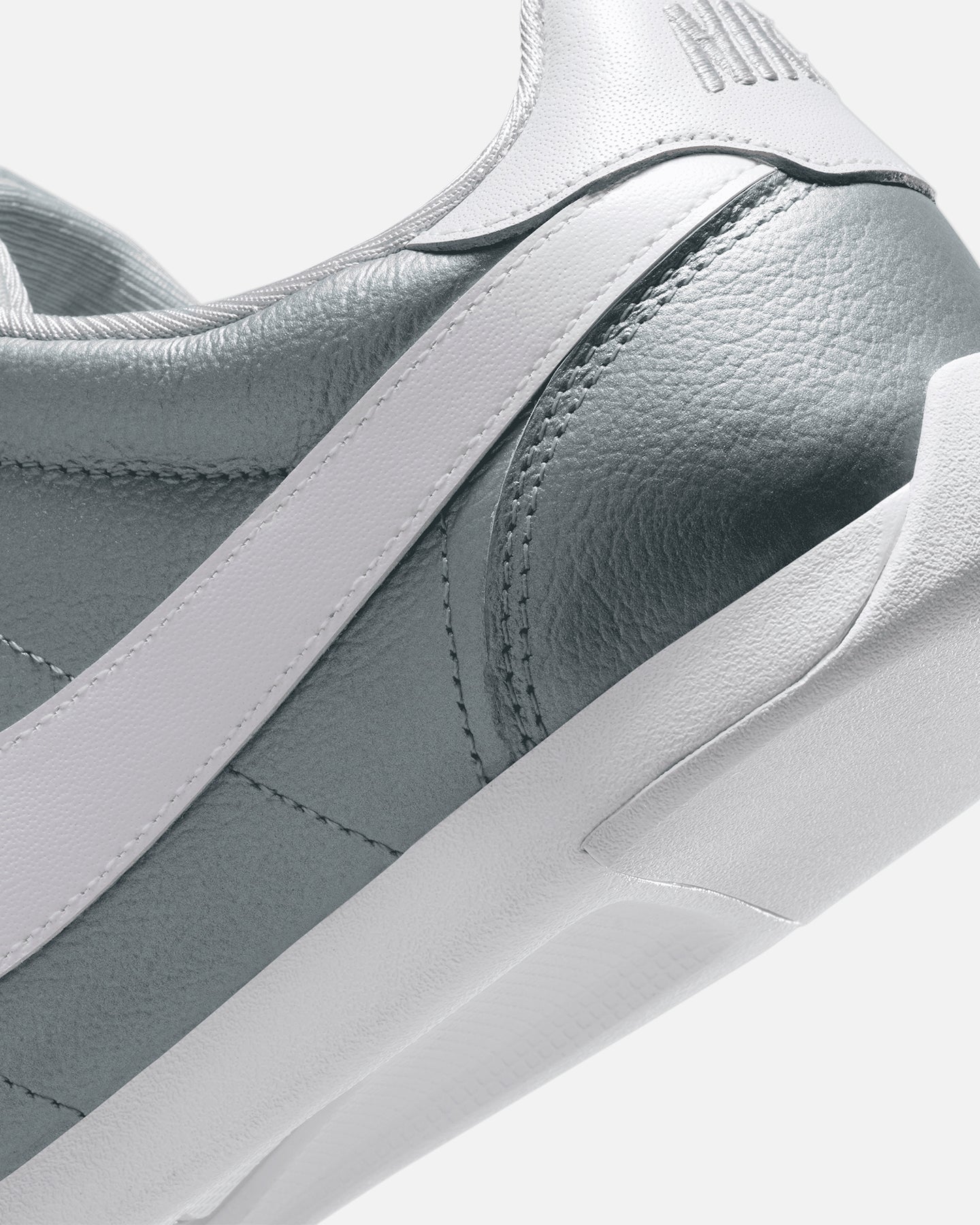 Women's Silver Casual Low-Top Trainers
