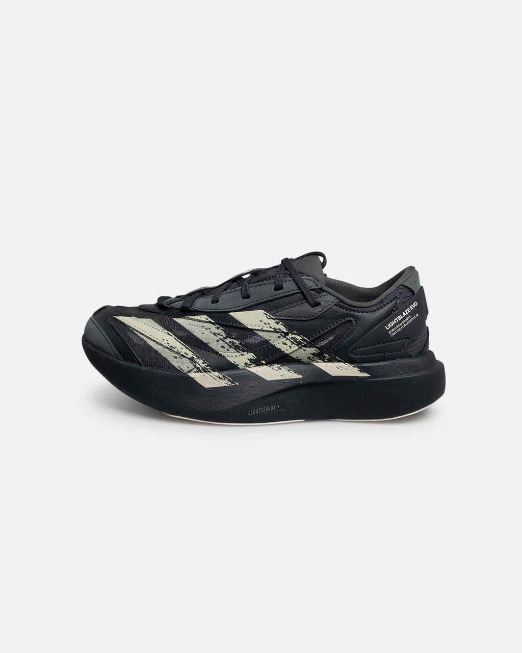 Lightweight Athletic Sneakers with Brushed Finish - Black