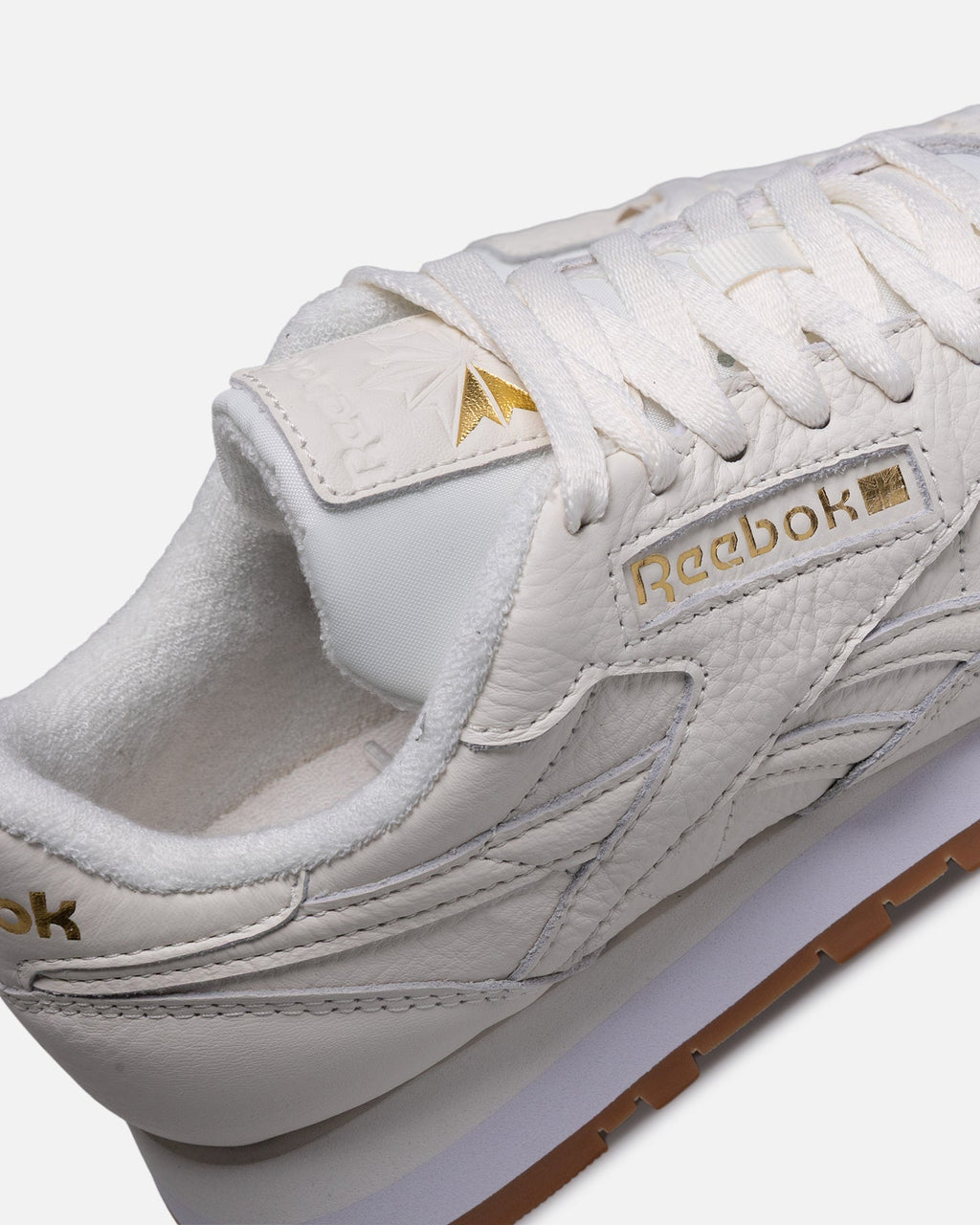 Chalk Low-Cut Leather & Nubuck Casual Shoes