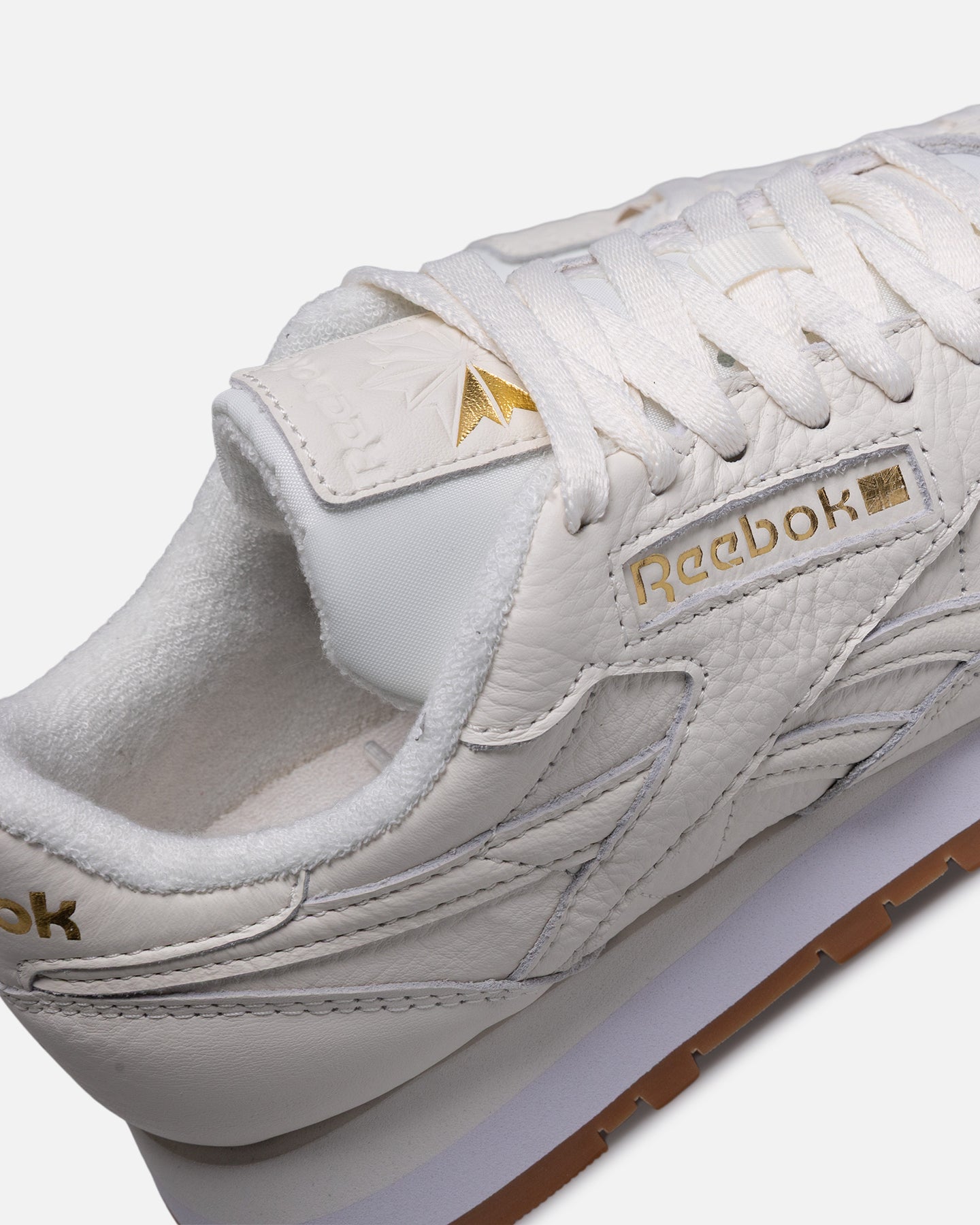 Chalk Low-Cut Leather & Nubuck Casual Shoes
