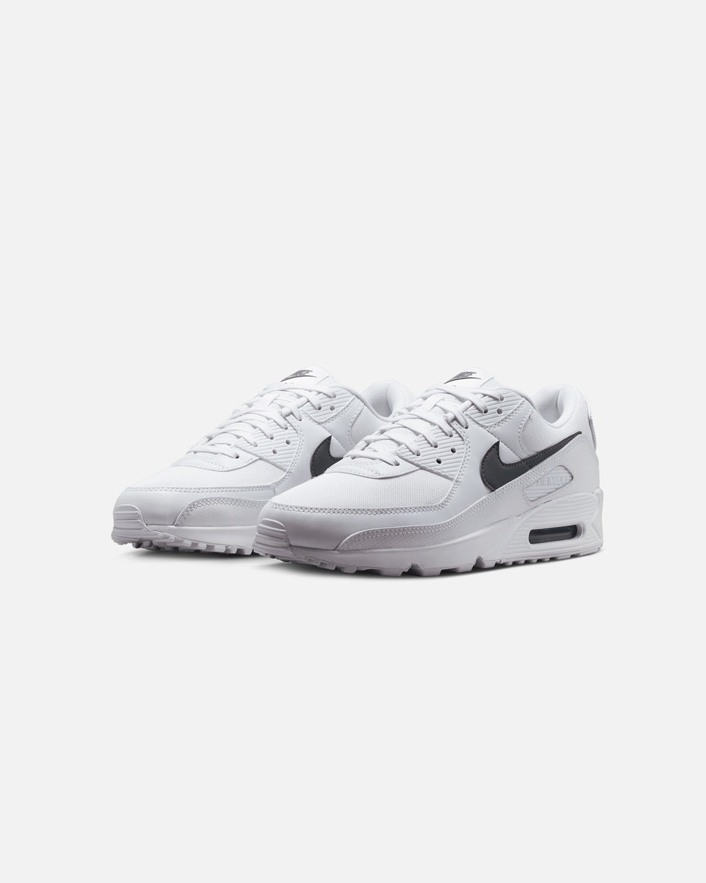 White & Grey Low-Cut Casual Athletic Footwear