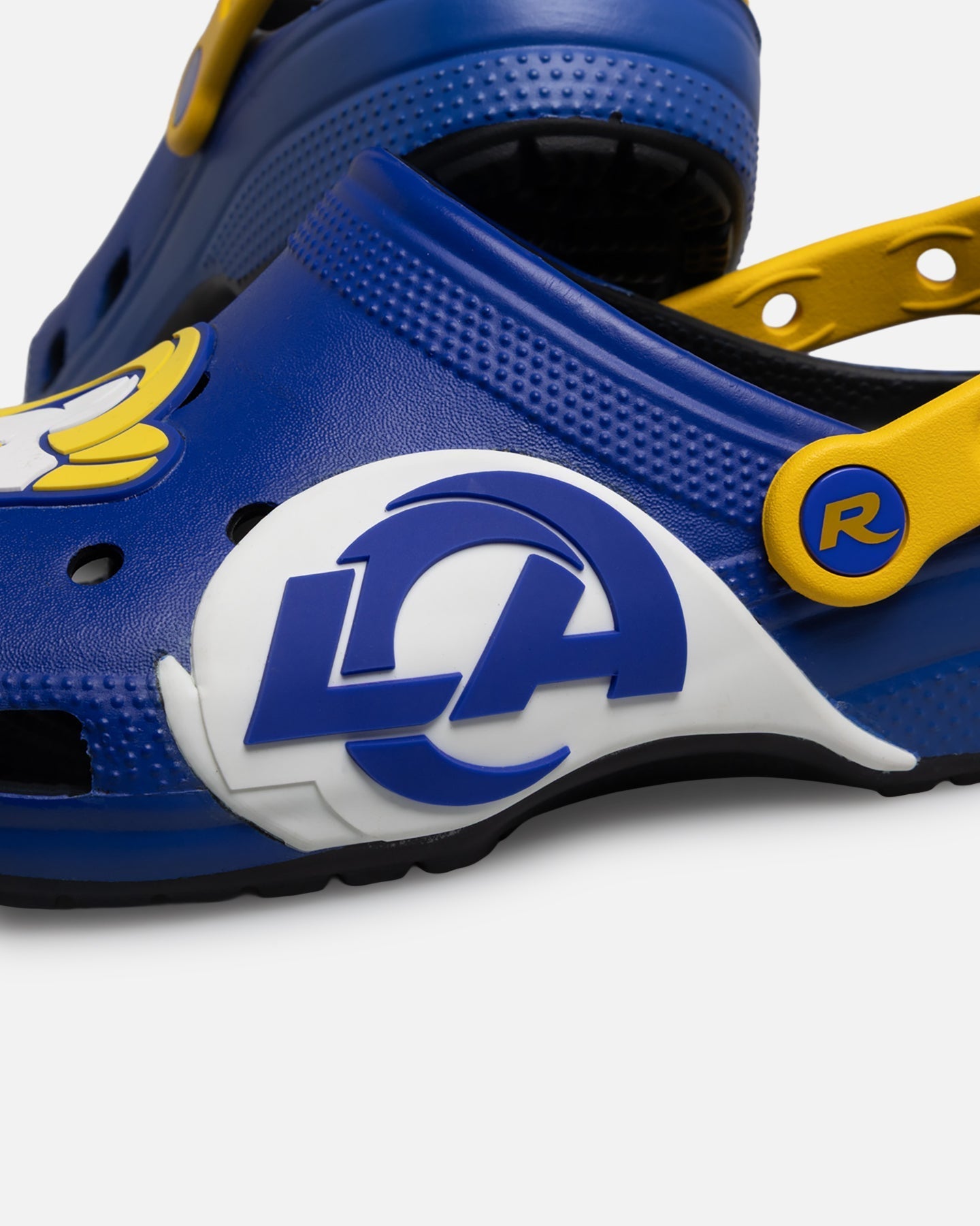 Moulded Slip-On Clogs - Blue/Yellow