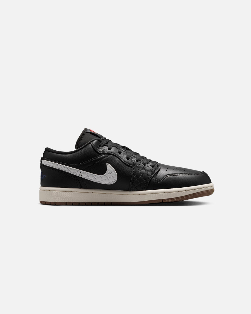 Low-Cut Casual Leather Sneakers - Off Noir
