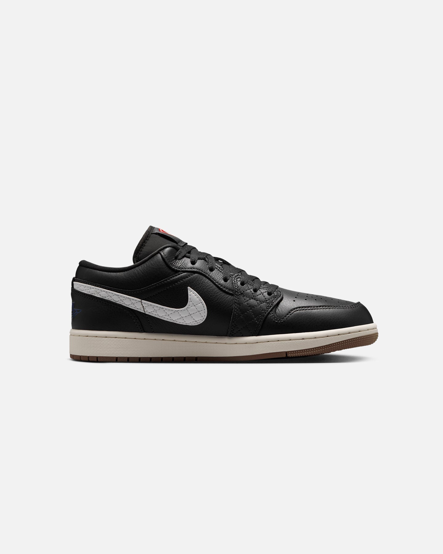 Low-Cut Casual Leather Sneakers - Off Noir