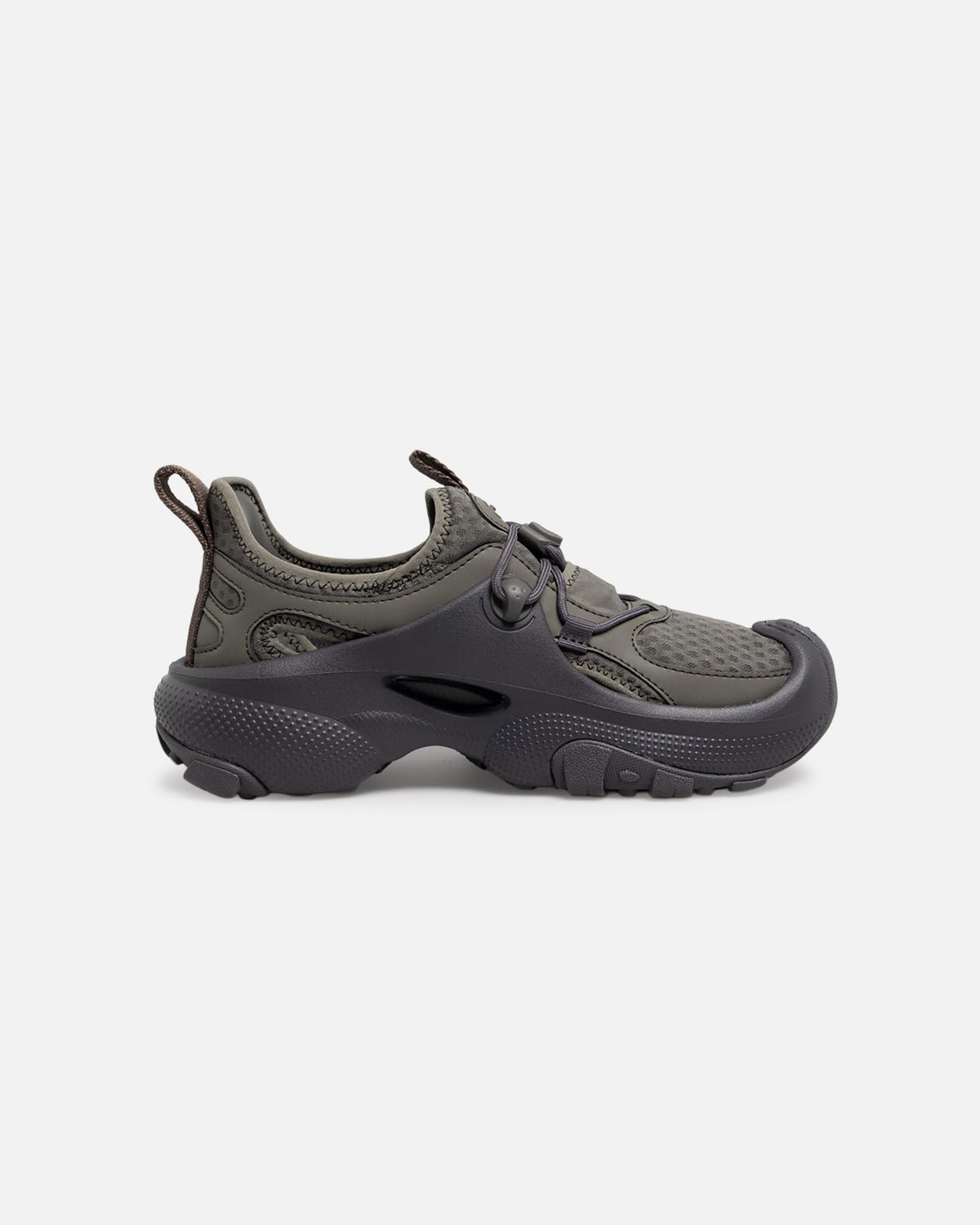 Hiking Shoe with Rugged Outsole - Dusty Olive