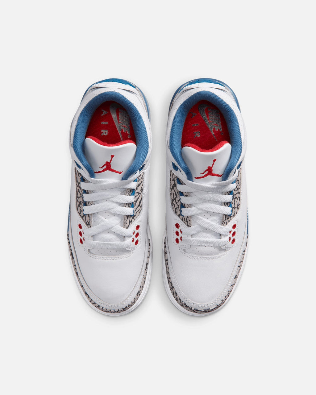 Kids' Mid-Cut Lifestyle Shoes - White/Red/Blue