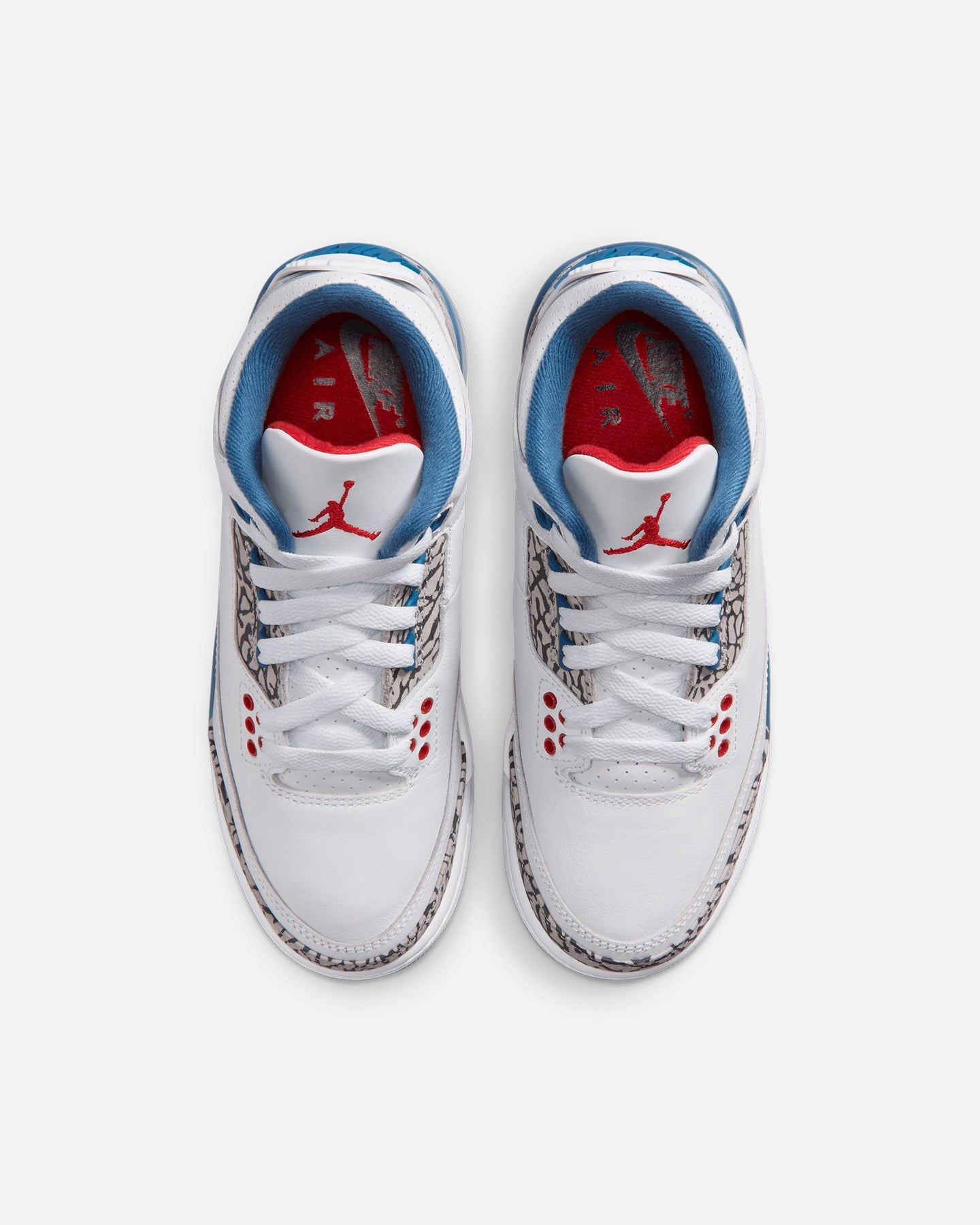 Kids' Mid-Cut Lifestyle Shoes - White/Red/Blue