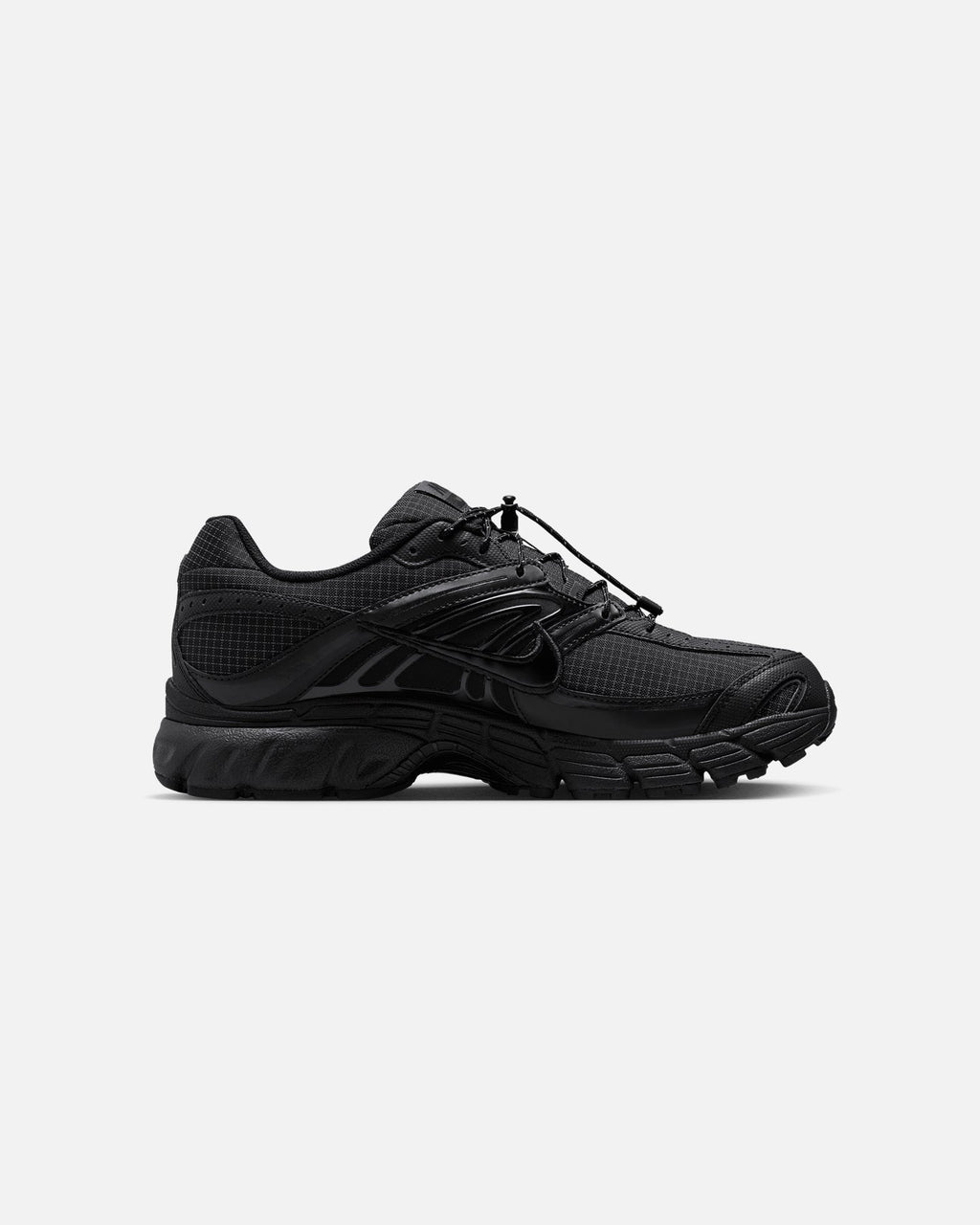 Black Low-Cut Athletic Sneakers with Cushioning
