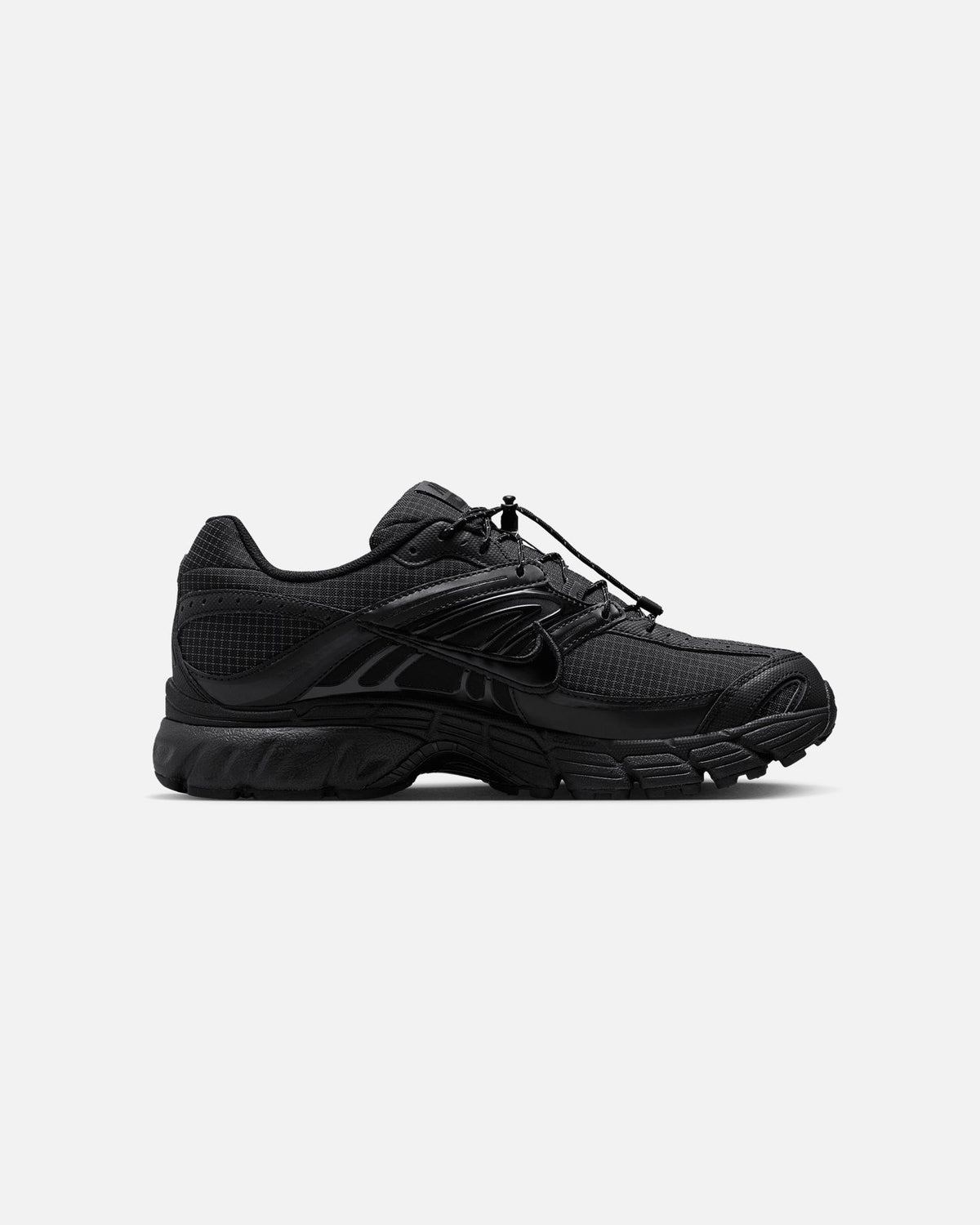 Black Low-Cut Athletic Sneakers with Cushioning