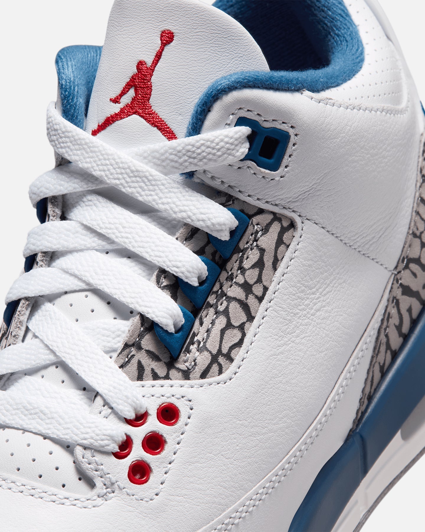 Kids' Mid-Cut Lifestyle Shoes - White/Red/Blue
