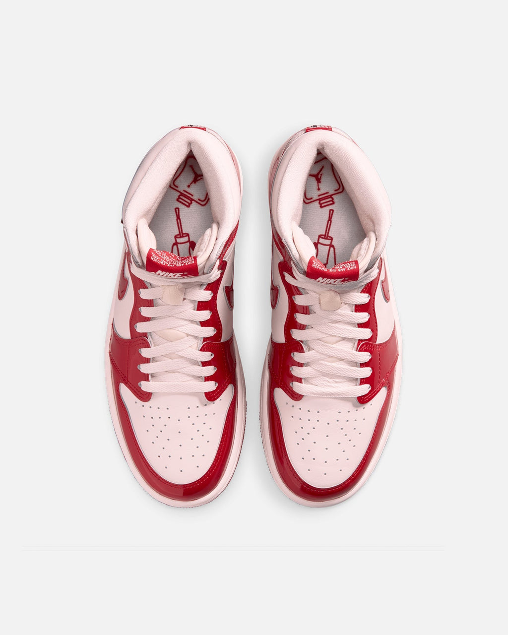 Women's High-Top Casual Sneakers - University Red