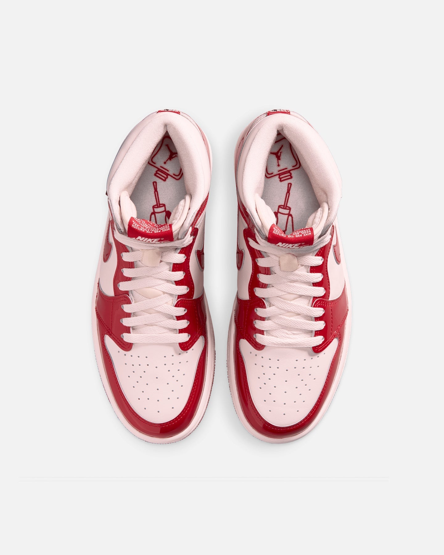 Women's High-Top Casual Sneakers - University Red