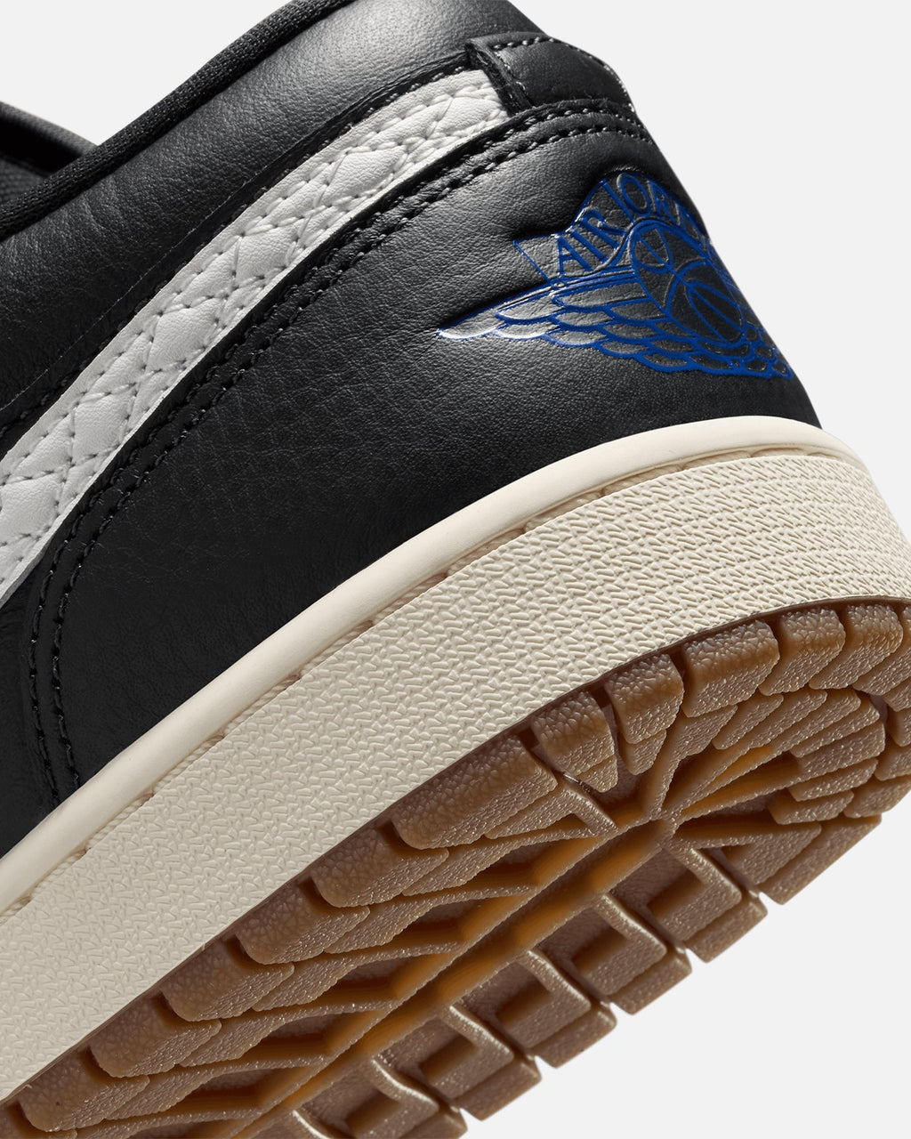 Low-Cut Casual Leather Sneakers - Off Noir